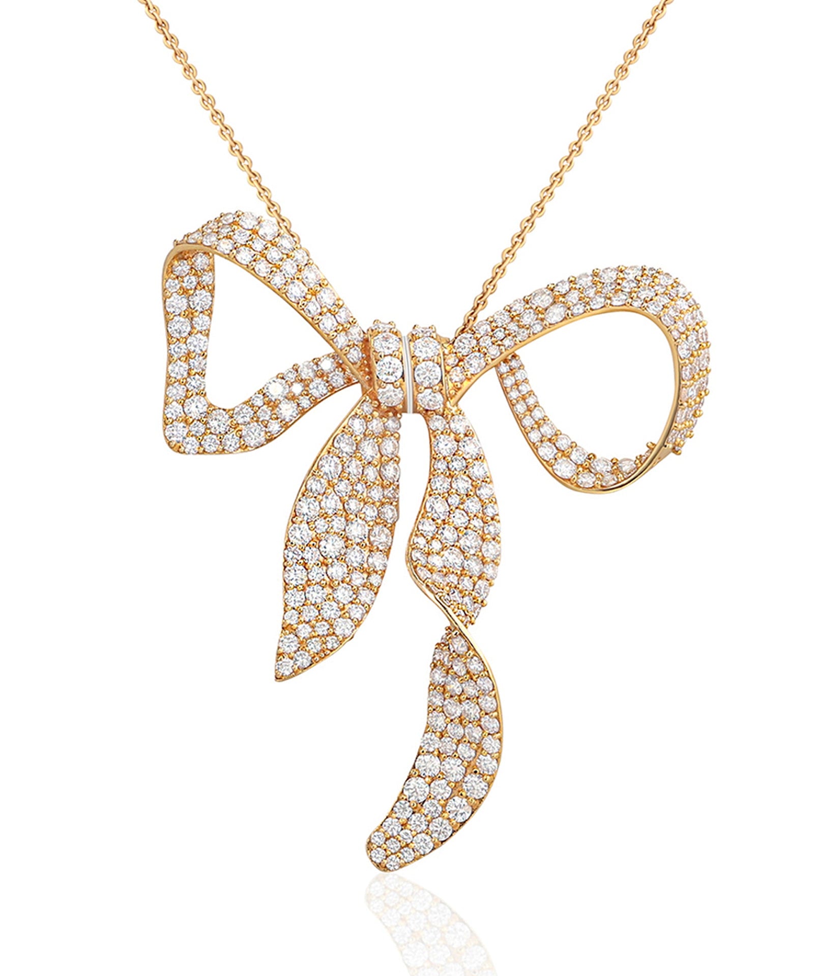 Big Bow Theory Necklace | AMARIS JEWELS | Fine Jewelry 