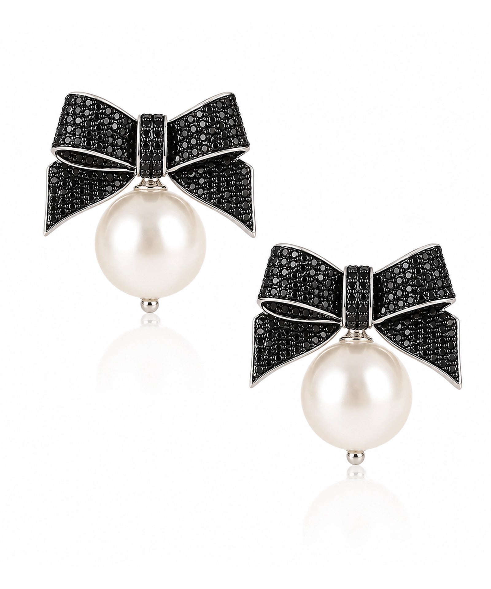 Black Tie Diamond Earrings | AMARIS JEWELS | Fine Jewelry 