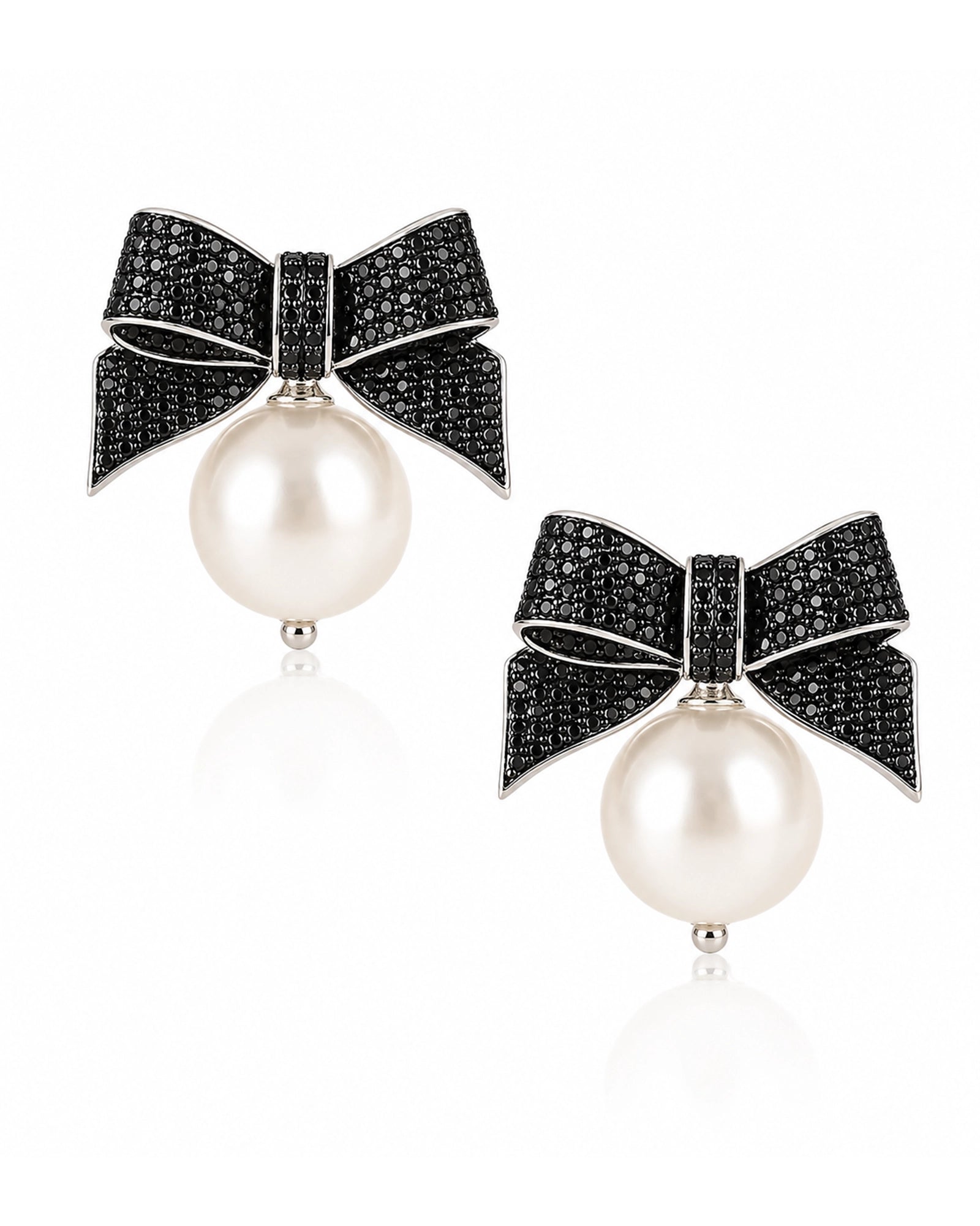 Black Tie Diamond Earrings | AMARIS JEWELS | Fine Jewelry 
