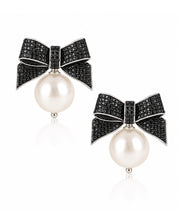 Black Tie Diamond Earrings | AMARIS JEWELS | Fine Jewelry 