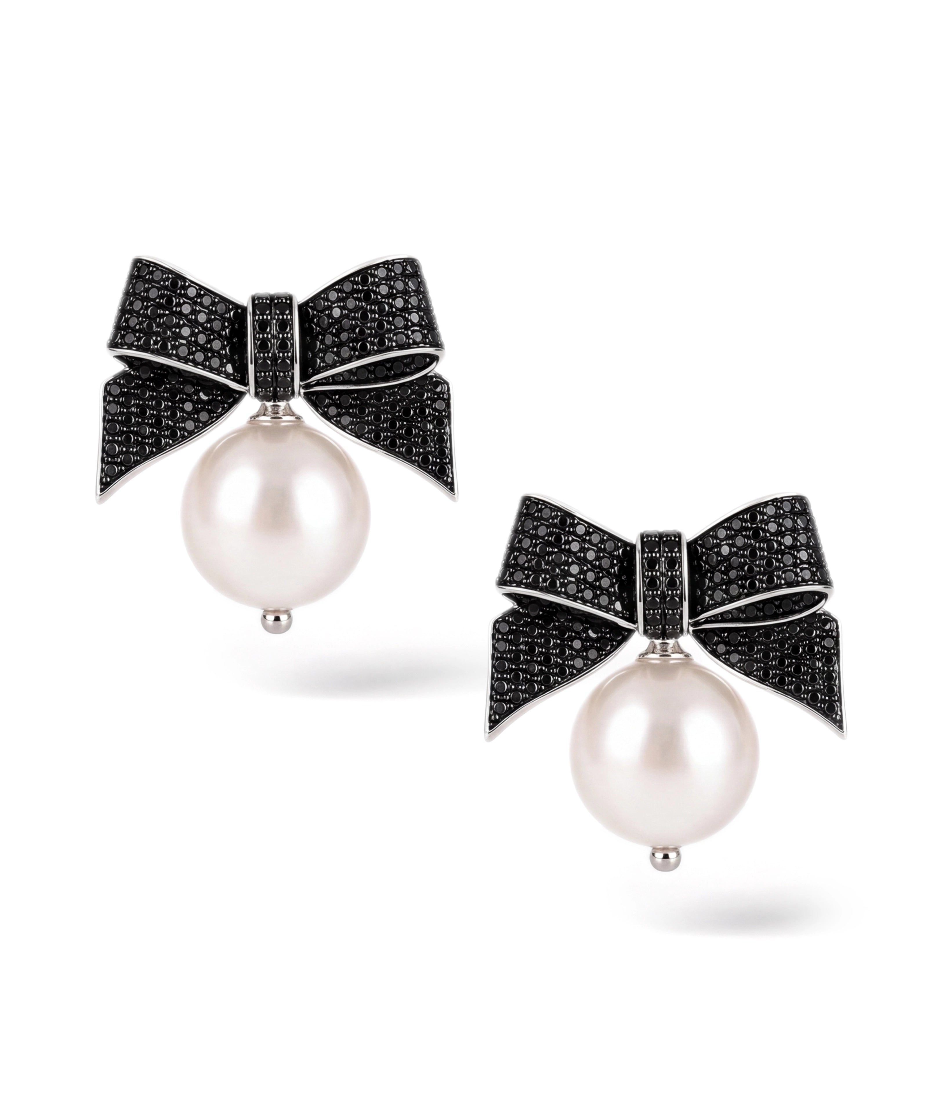 Black Tie Diamond Earrings | AMARIS JEWELS | Fine Jewelry