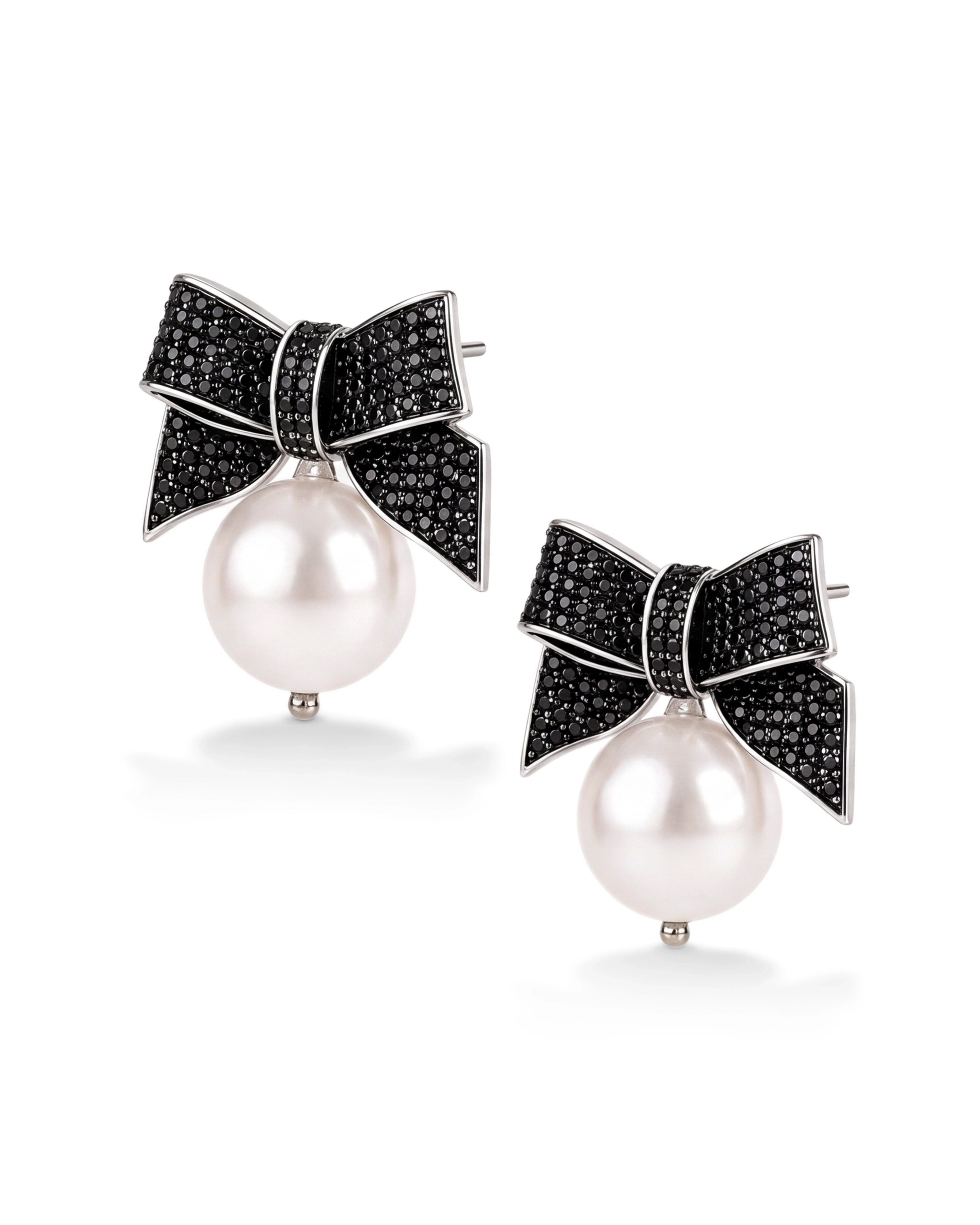 Black Tie Diamond Earrings | AMARIS JEWELS | Fine Jewelry