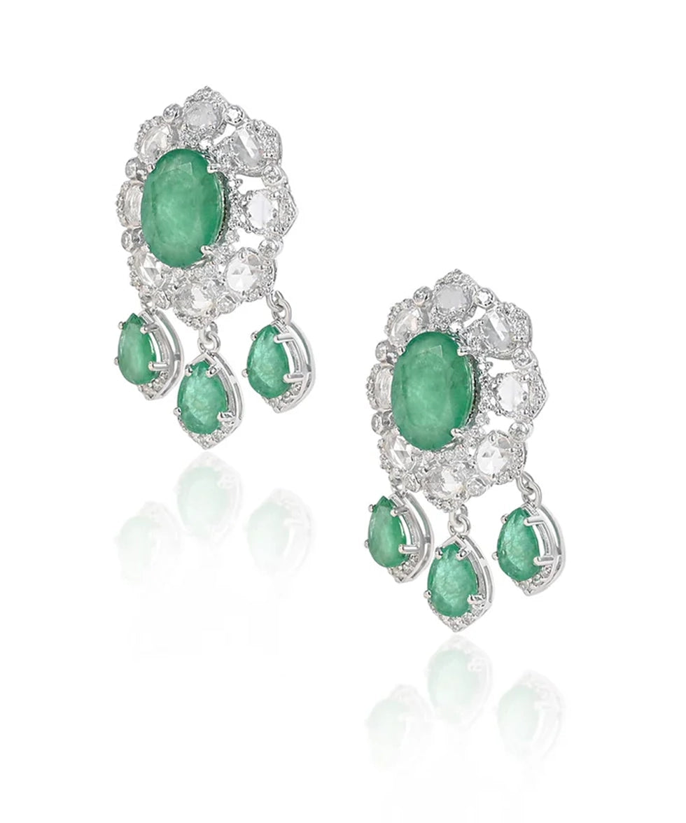 Blooming Soiree Earrings | AMARIS JEWELS | Fine Jewelry 