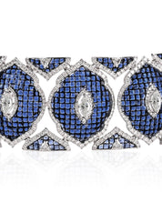 Blue Fleur Choker | AMARIS JEWELS | Fine Jewelry 