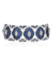 Blue Fleur Choker | AMARIS JEWELS | Fine Jewelry 