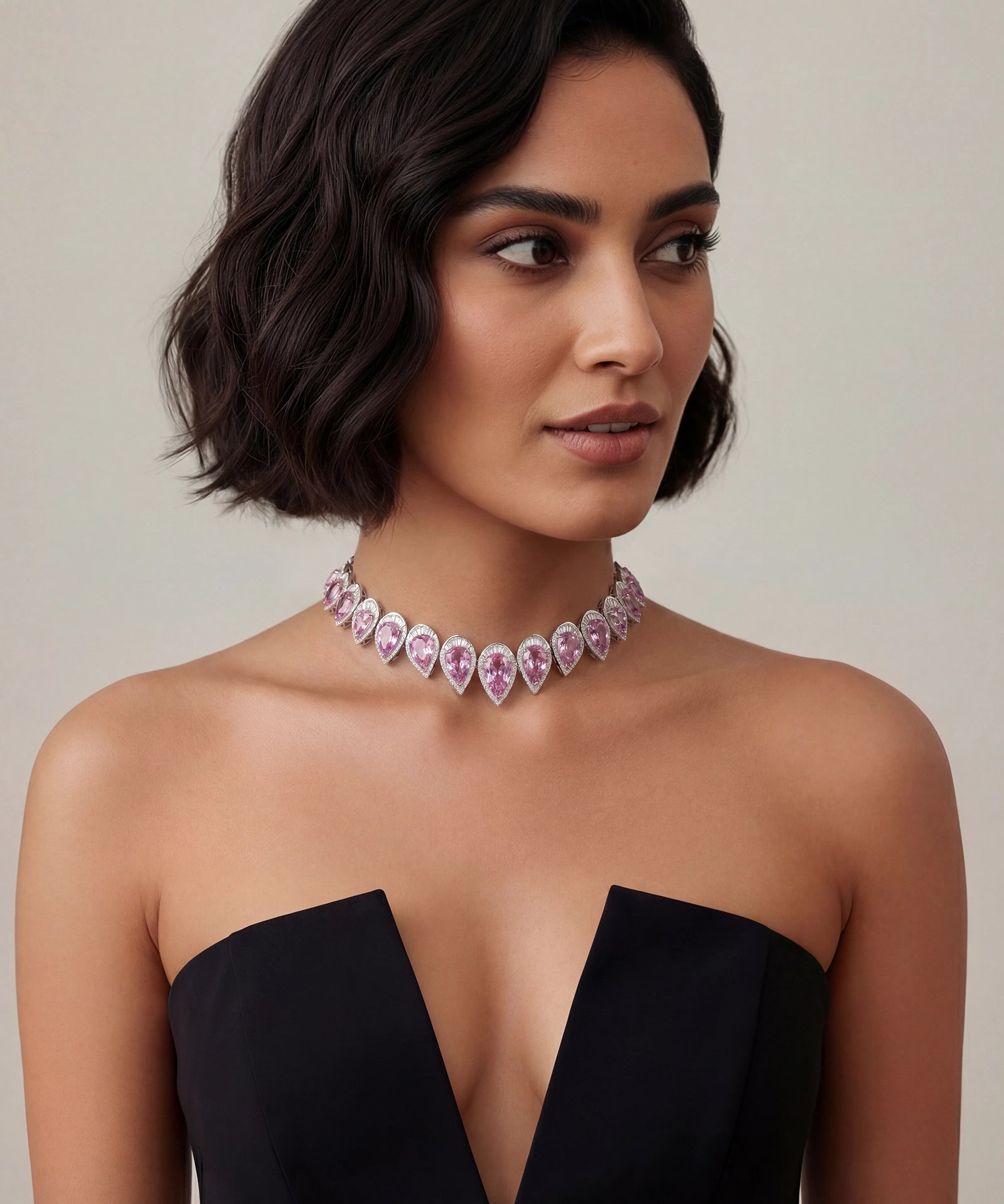Blush Blaze Necklace | AMARIS JEWELS | Fine Jewelry 