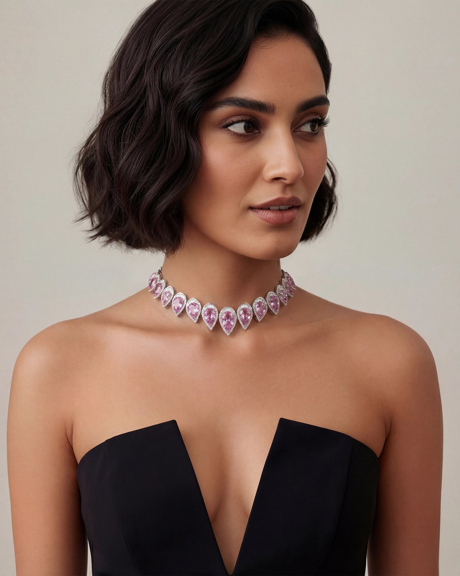 Blush Blaze Necklace | AMARIS JEWELS | Fine Jewelry 