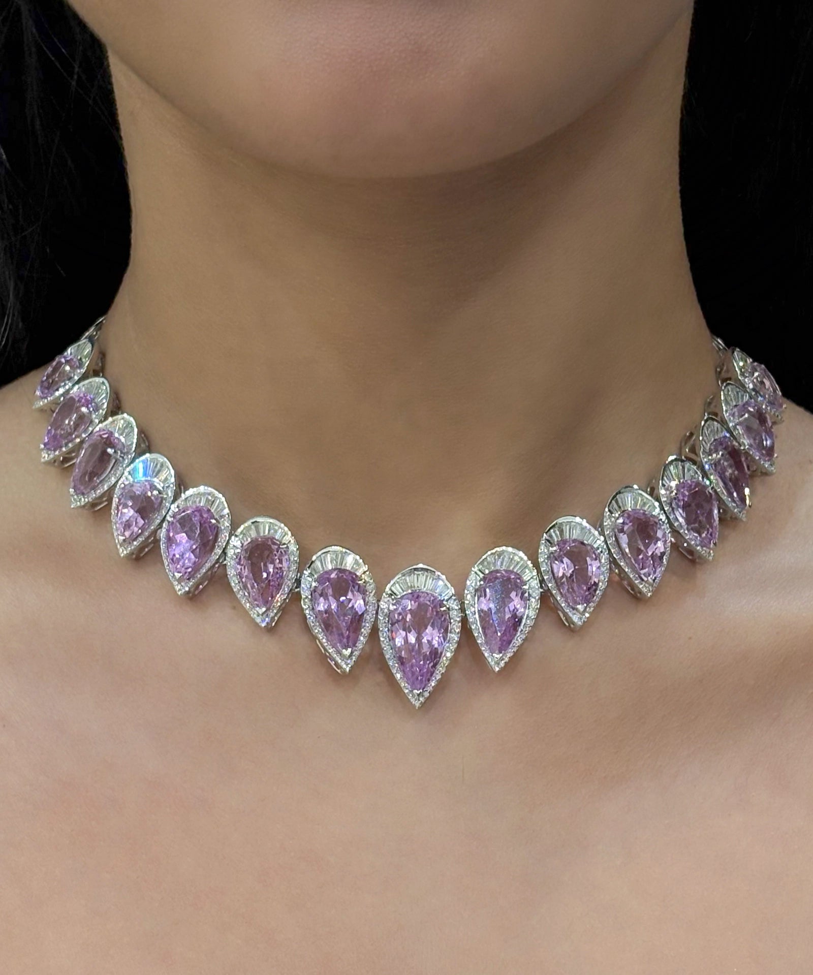 Blush Blaze Necklace | AMARIS JEWELS | Fine Jewelry 