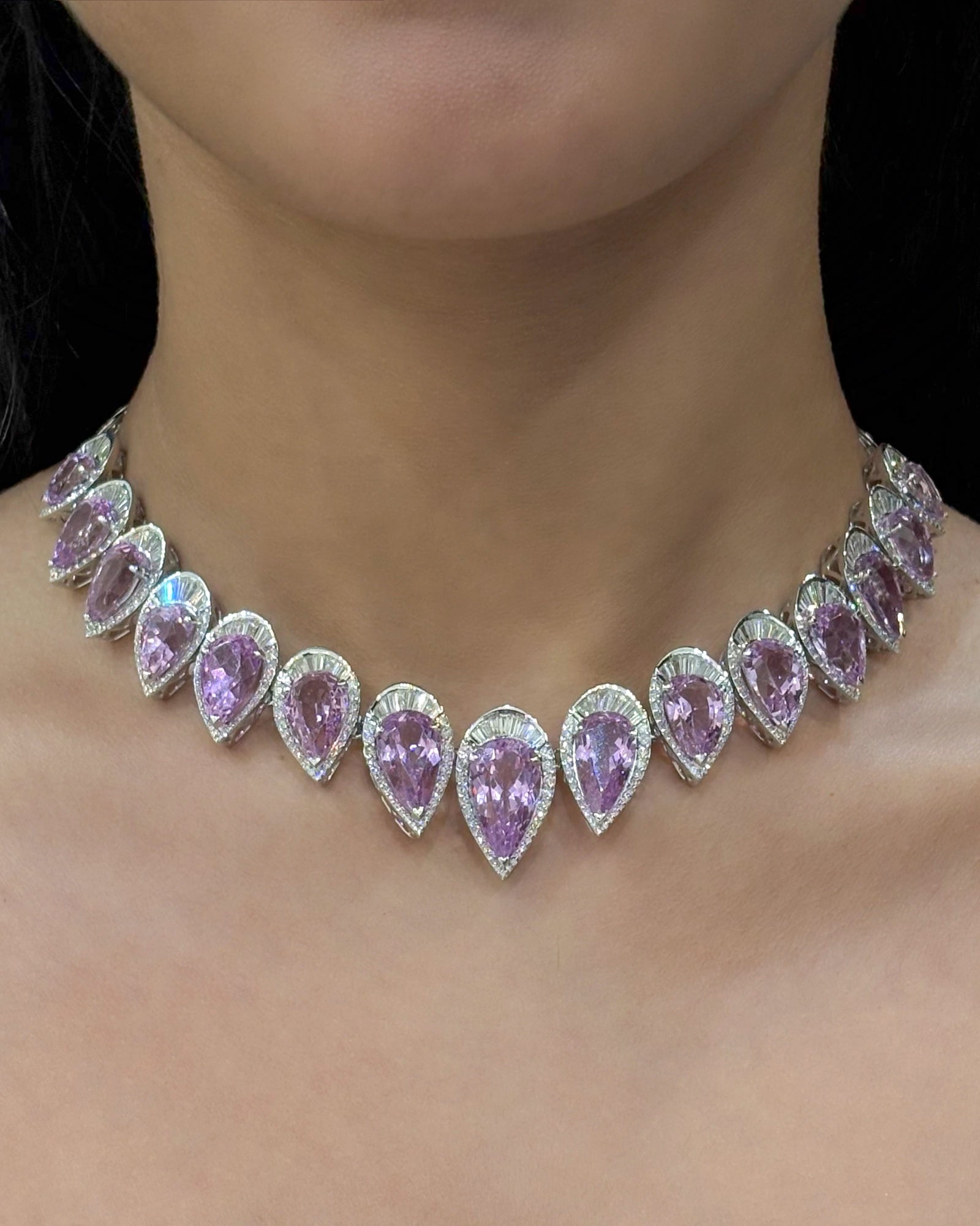 Blush Blaze Necklace | AMARIS JEWELS | Fine Jewelry 