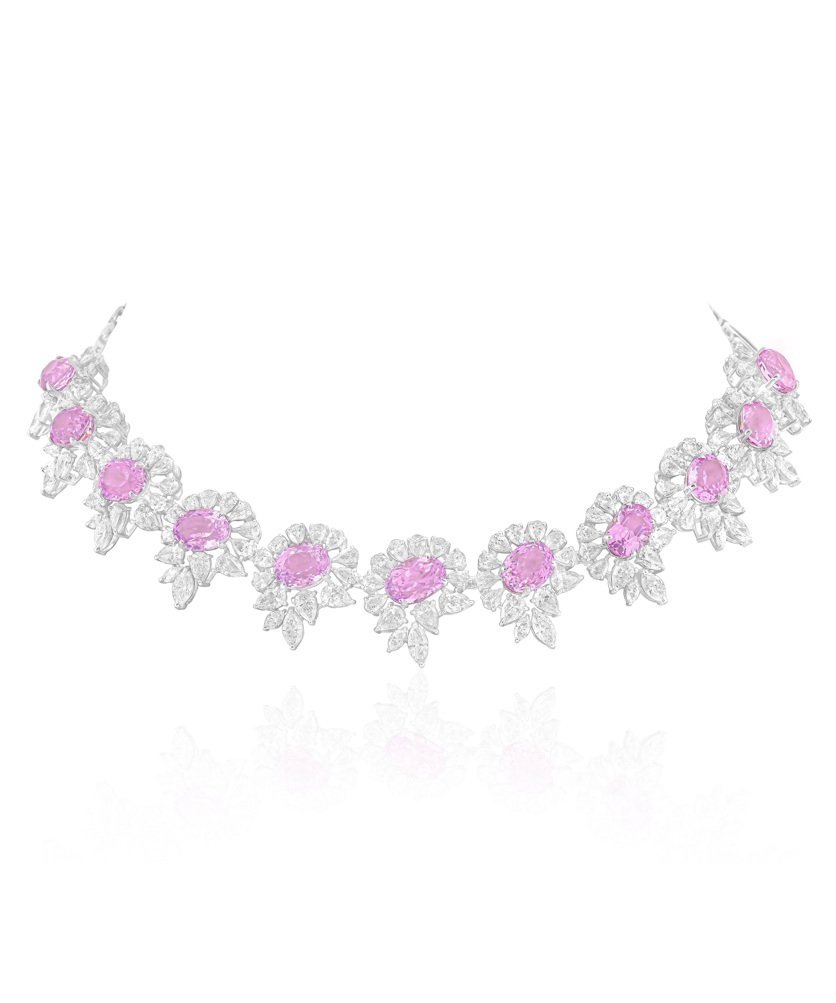 Blush Bouquet Necklace | AMARIS JEWELS | Fine Jewelry