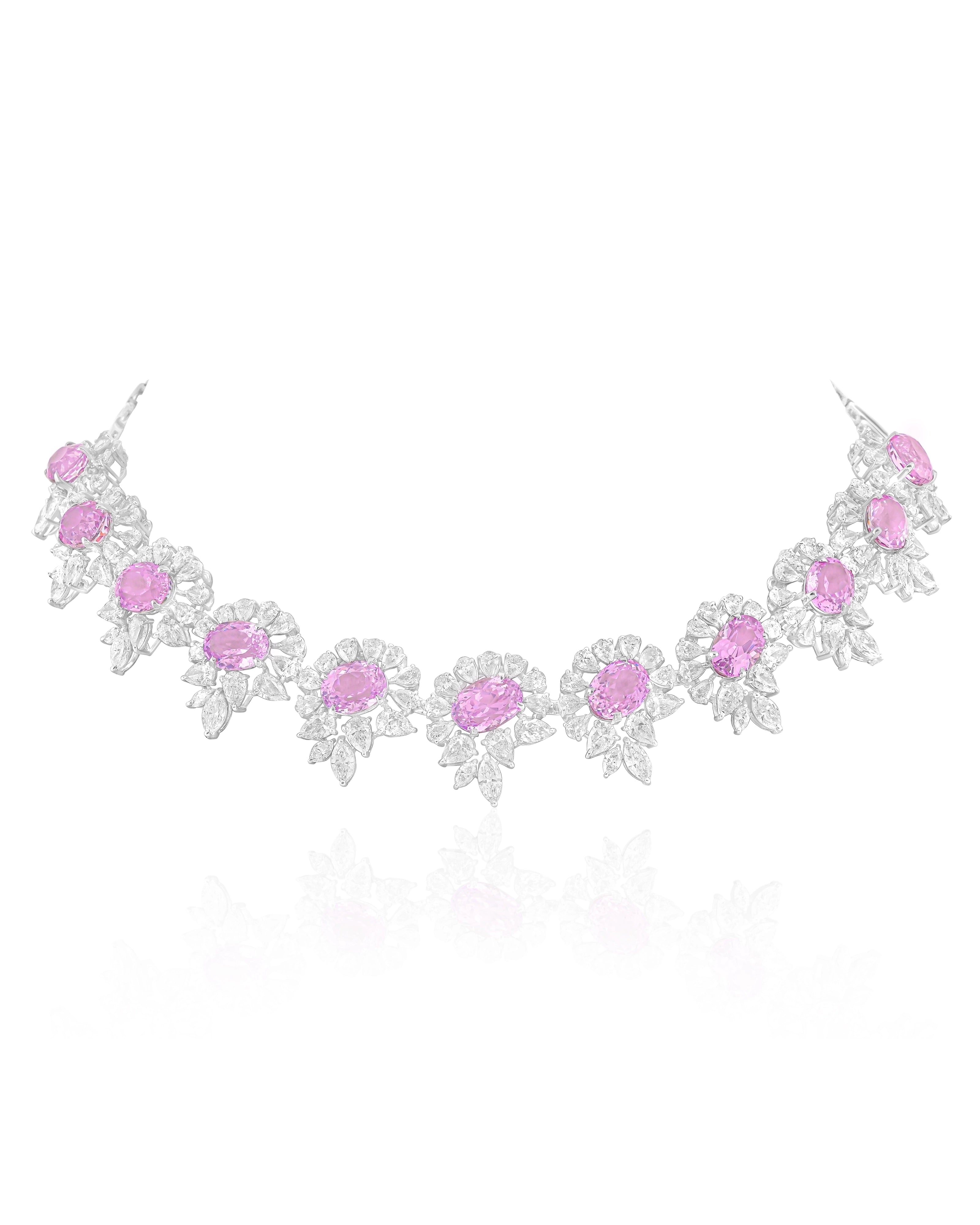 Blush Bouquet Necklace | AMARIS JEWELS | Fine Jewelry