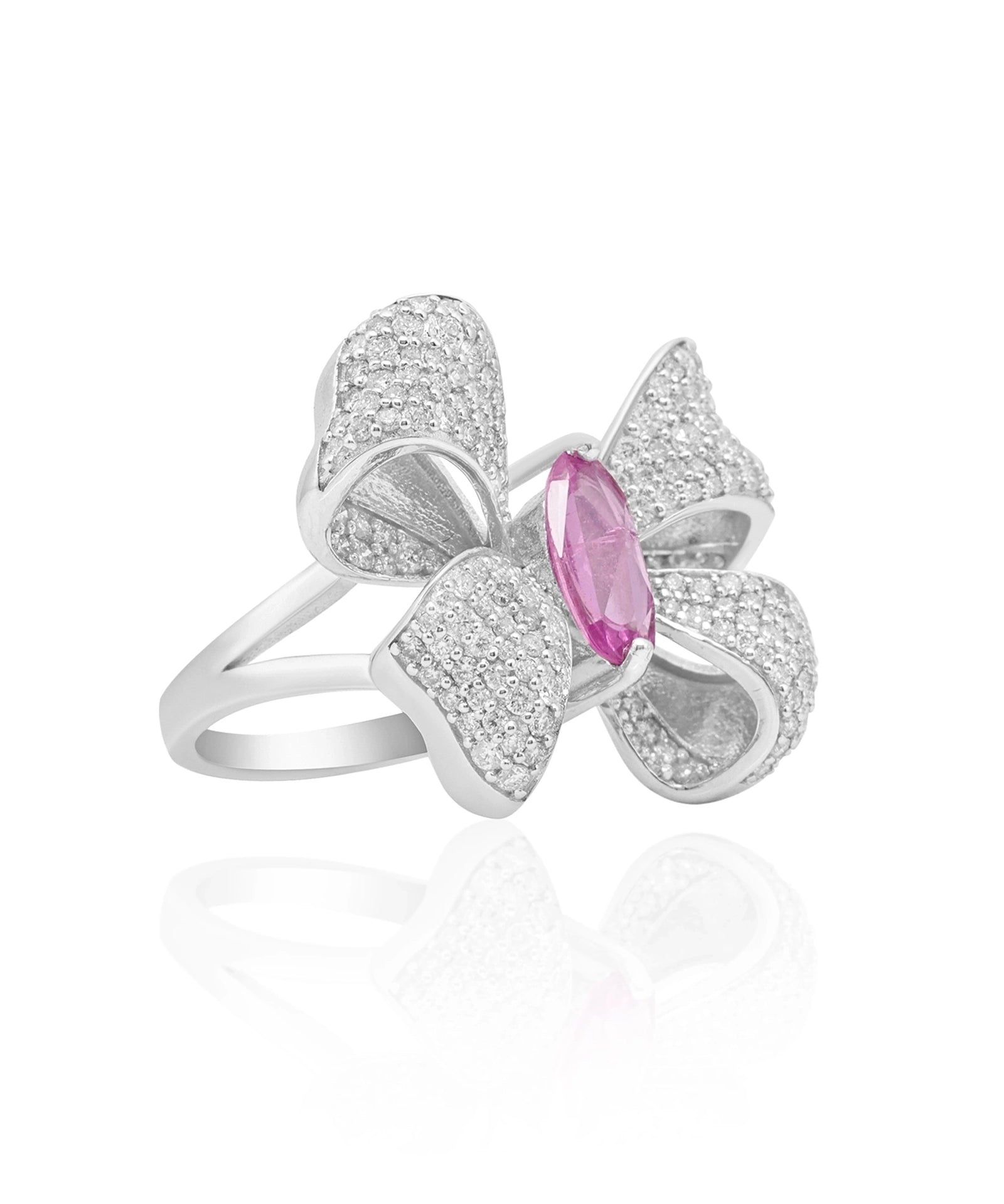 Blush Bow Ring | AMARIS JEWELS | Fine Jewelry 