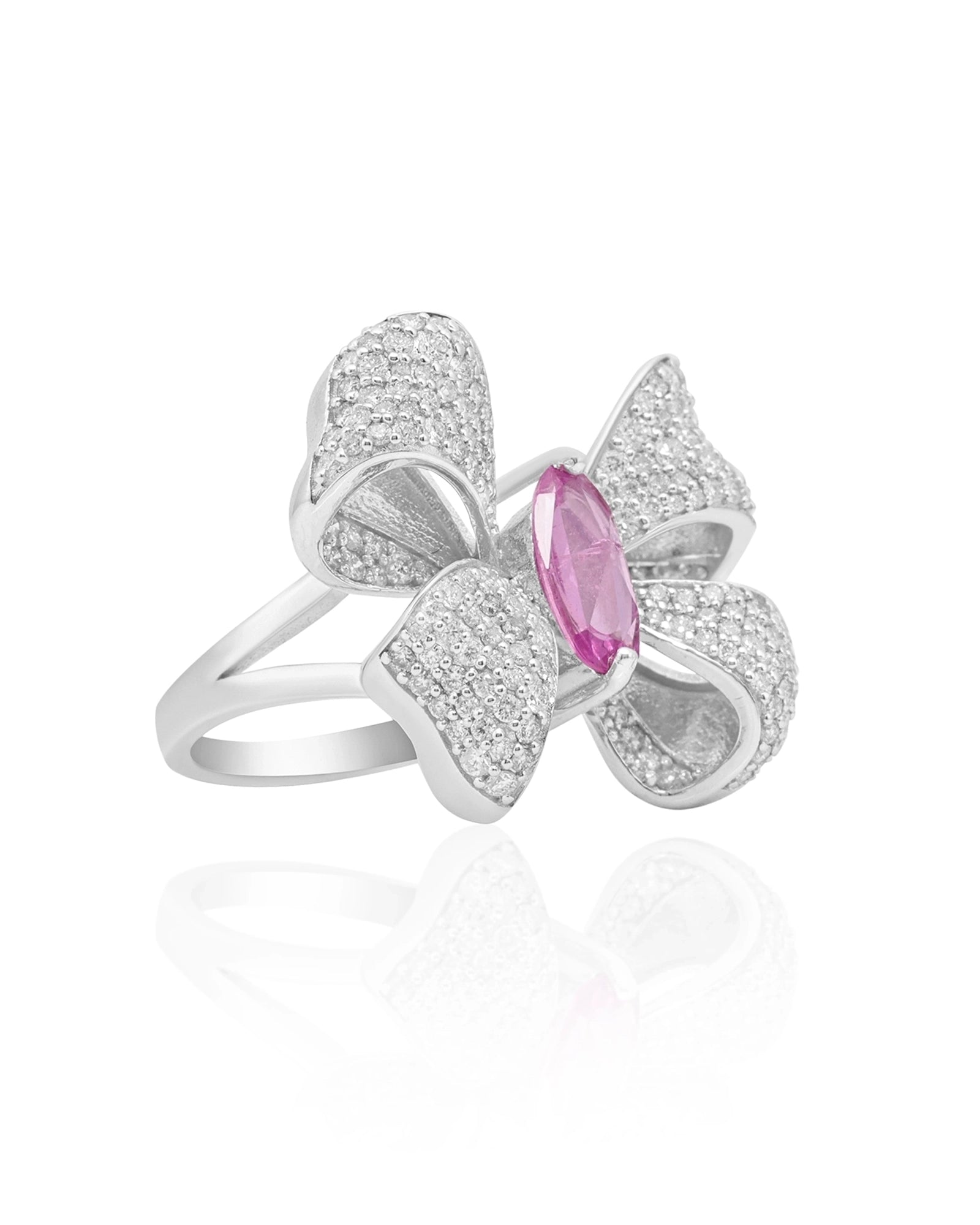 Blush Bow Ring | AMARIS JEWELS | Fine Jewelry 