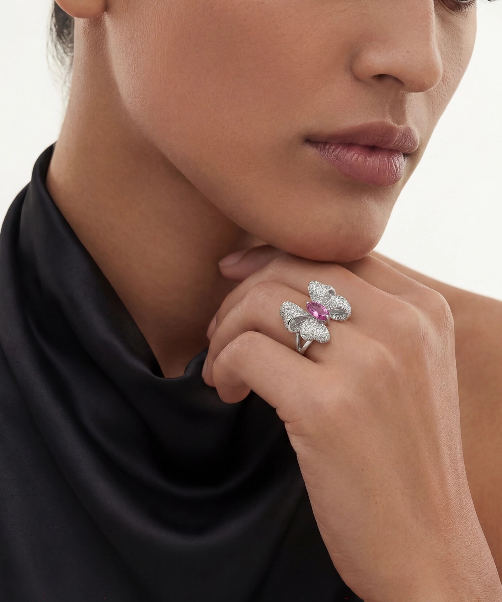 Blush Bow Ring | AMARIS JEWELS | Fine Jewelry 