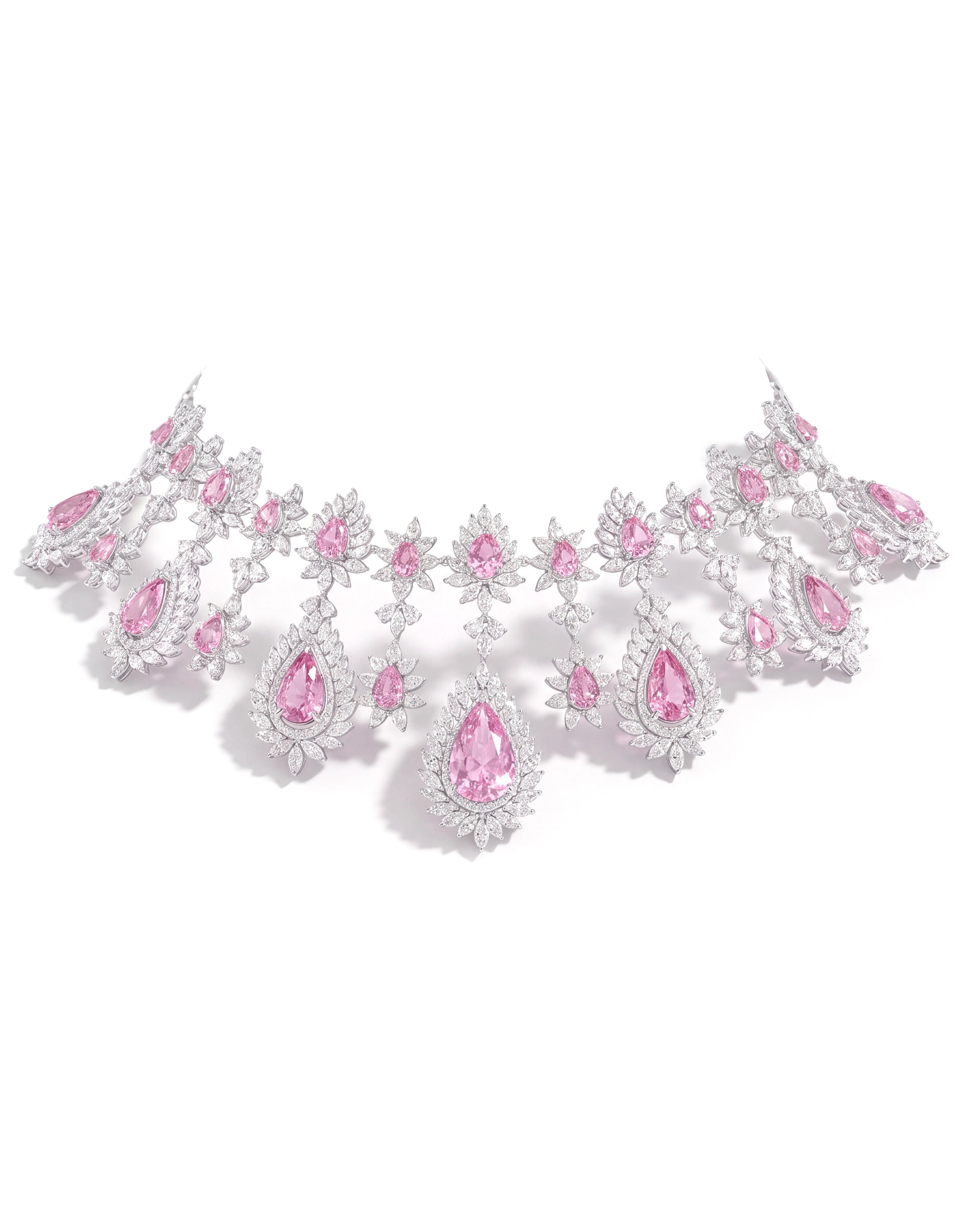 Blush Cascade Necklace | AMARIS JEWELS | Fine Jewelry