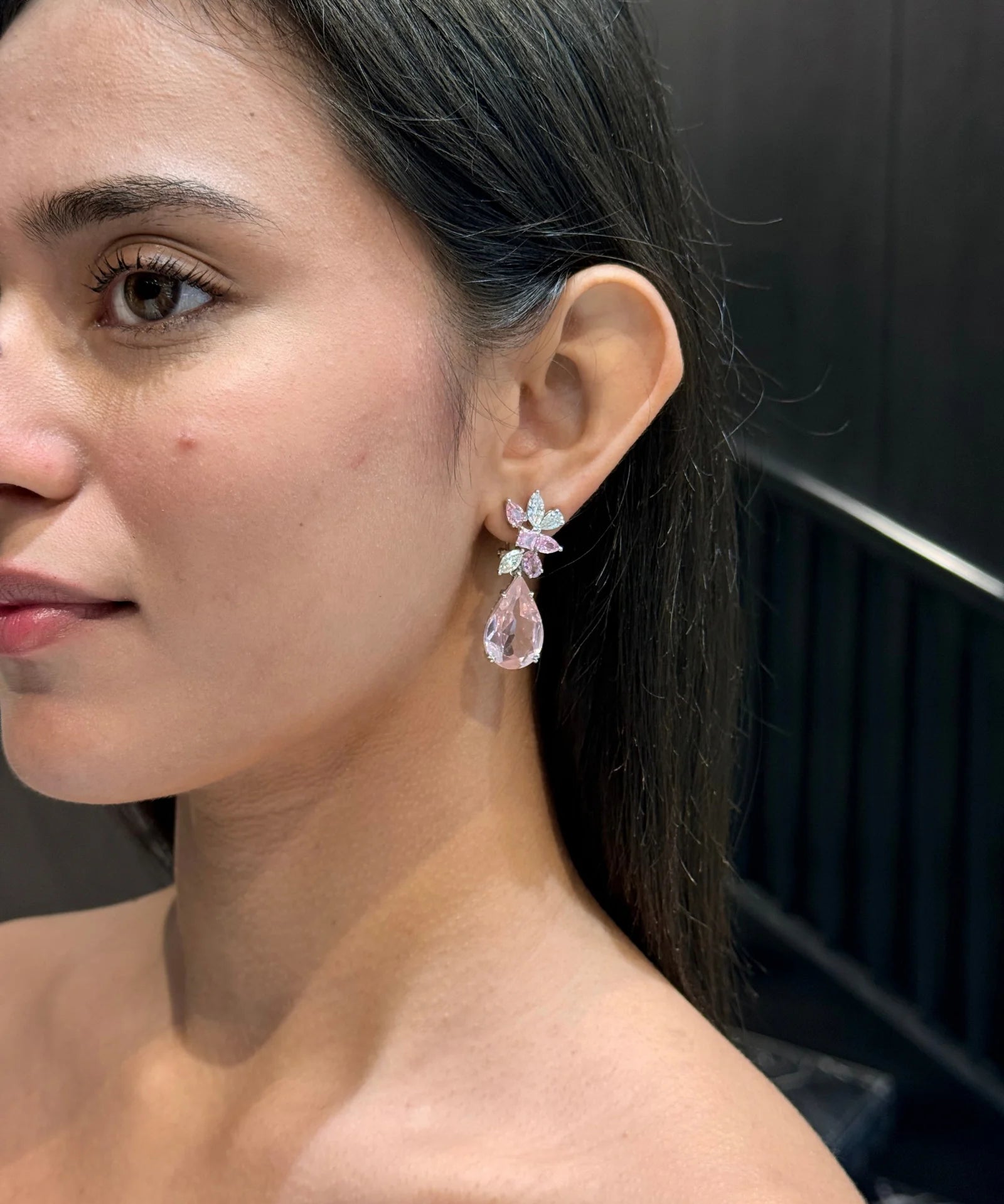 Blush Drop Earrings | AMARIS JEWELS | Fine Jewelry