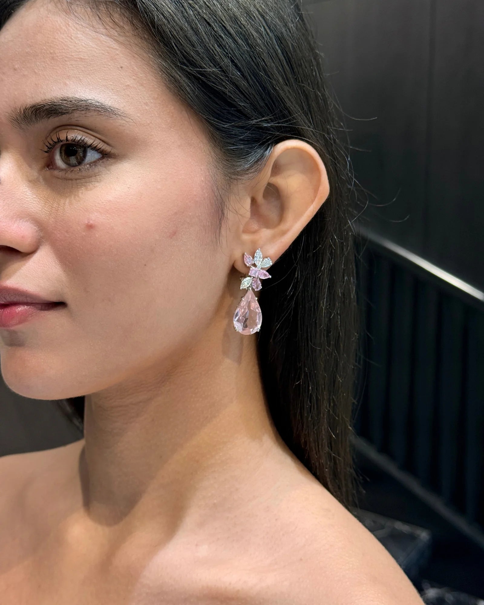 Blush Drop Earrings | AMARIS JEWELS | Fine Jewelry