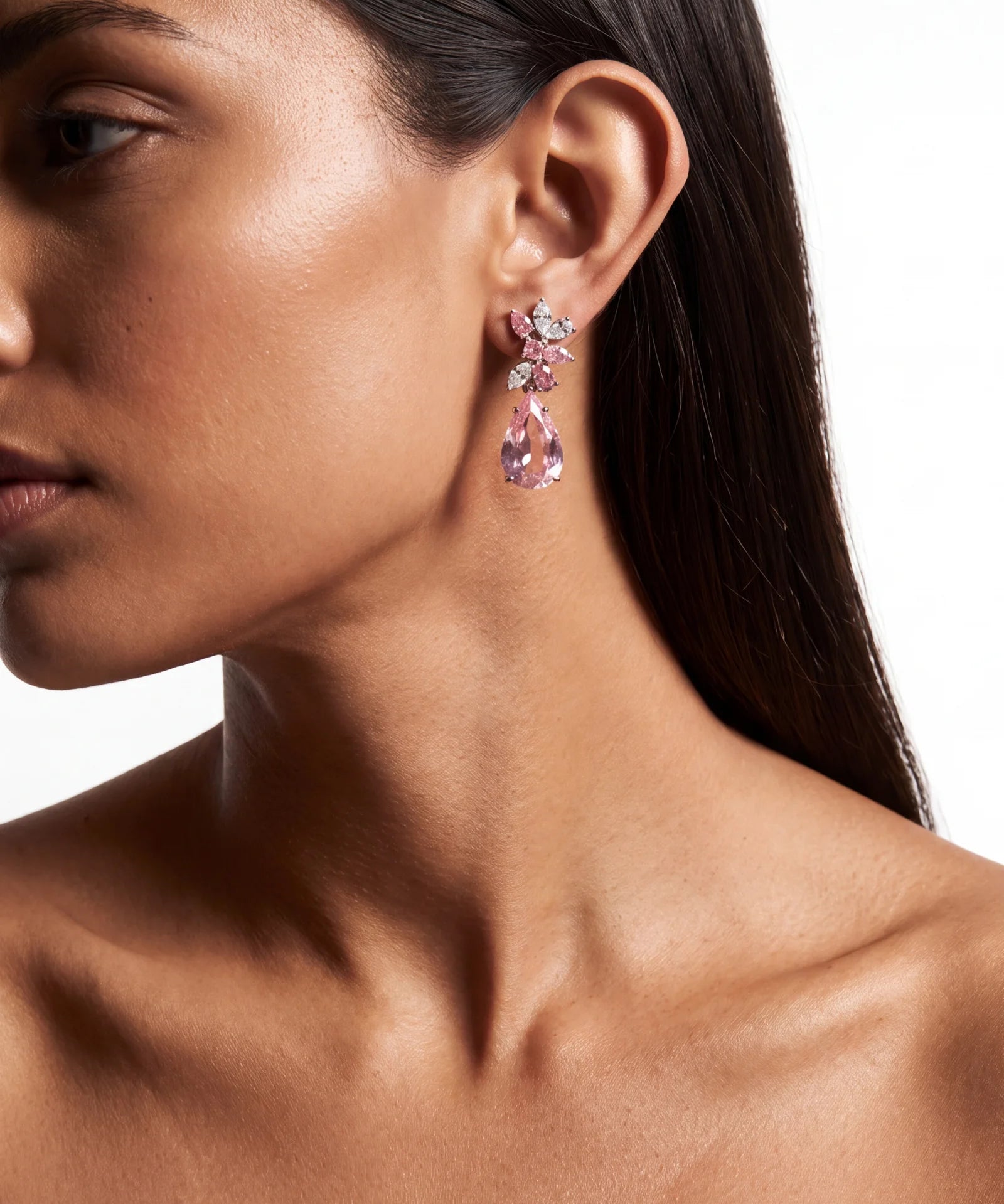 Blush Drop Earrings | AMARIS JEWELS | Fine Jewelry