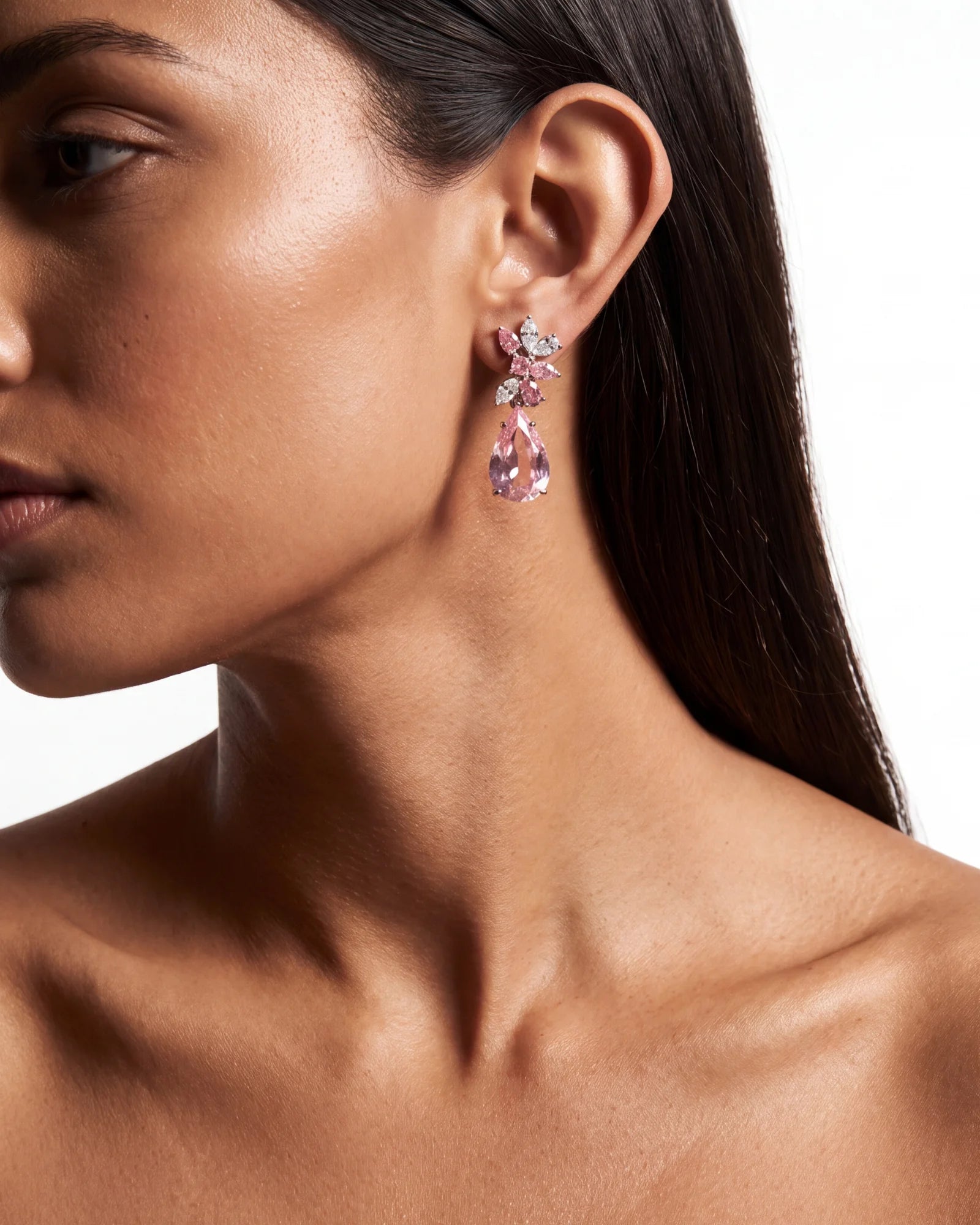 Blush Drop Earrings | AMARIS JEWELS | Fine Jewelry