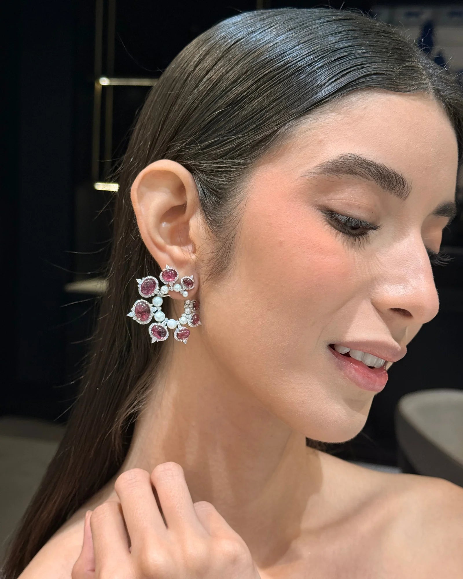 Blush Garden Earrings | AMARIS JEWELS | Fine Jewelry