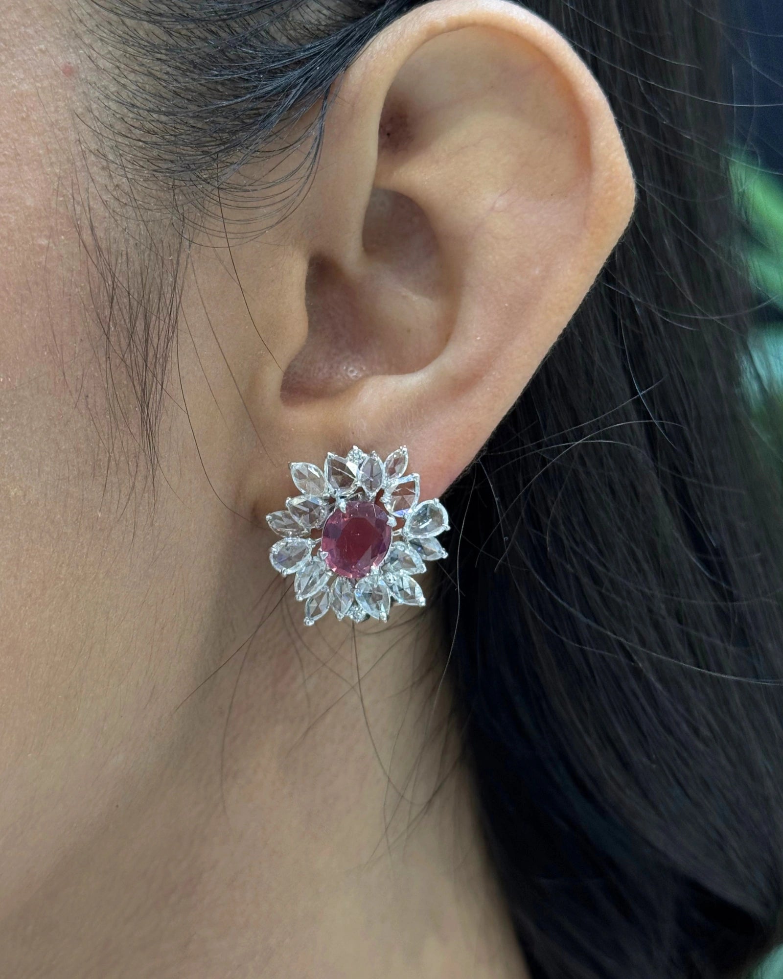 Blush Hour Studs | AMARIS JEWELS | Fine Jewelry 