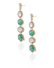 Bombay Raj Earrings (Emerald) | AMARIS JEWELS | Fine Jewelry 
