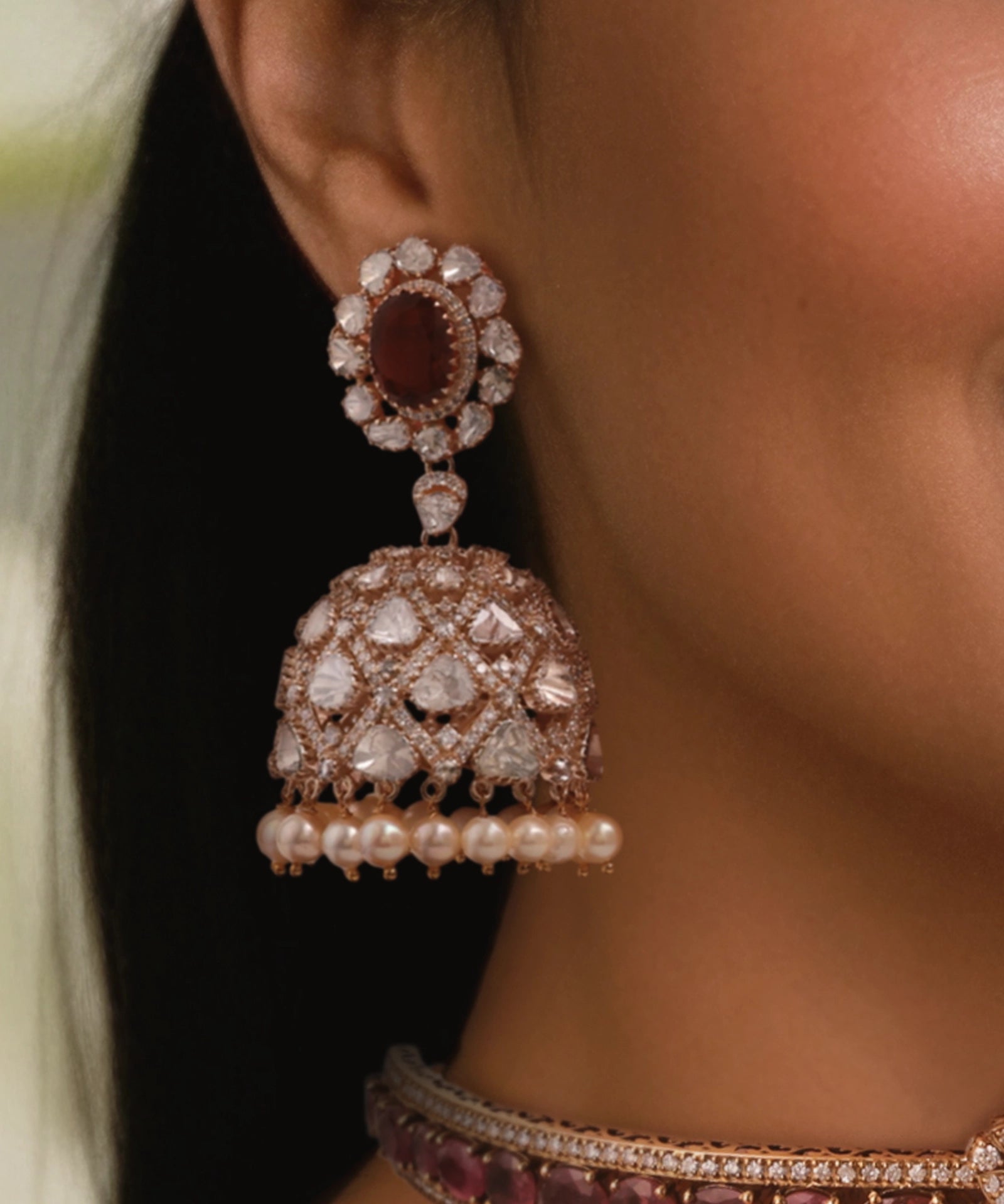 Bombay Raj Jhumkas | AMARIS JEWELS | Fine Jewelry 