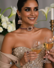 Bombay Raj Jhumkas | AMARIS JEWELS | Fine Jewelry 