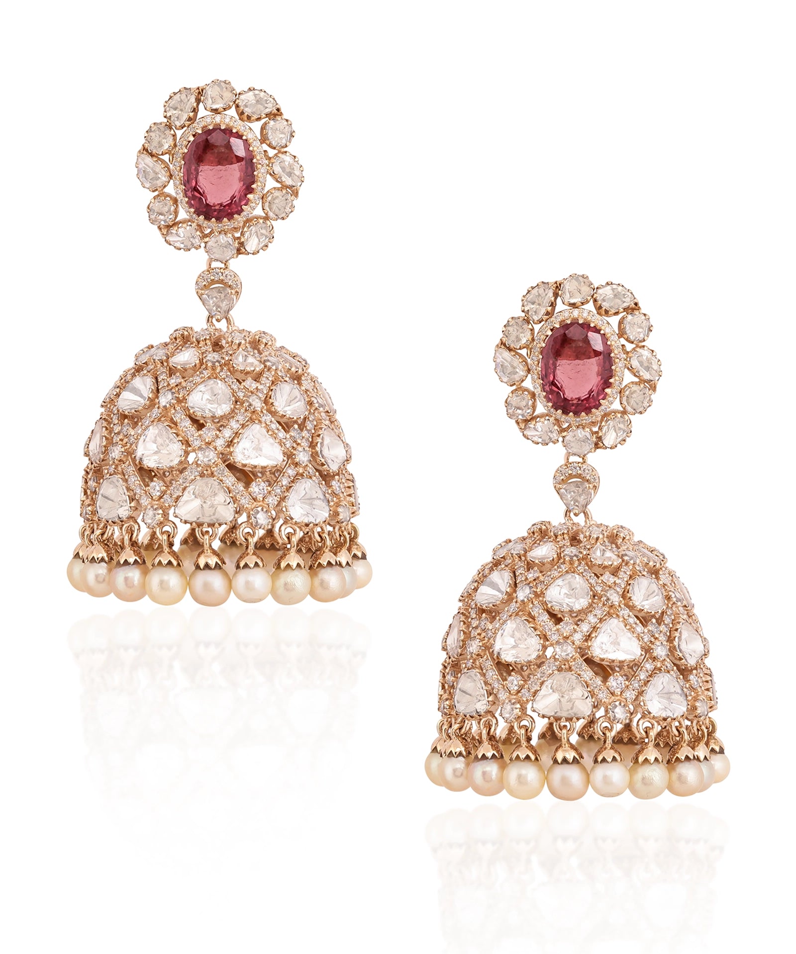 Bombay Raj Jhumkas | AMARIS JEWELS | Fine Jewelry 