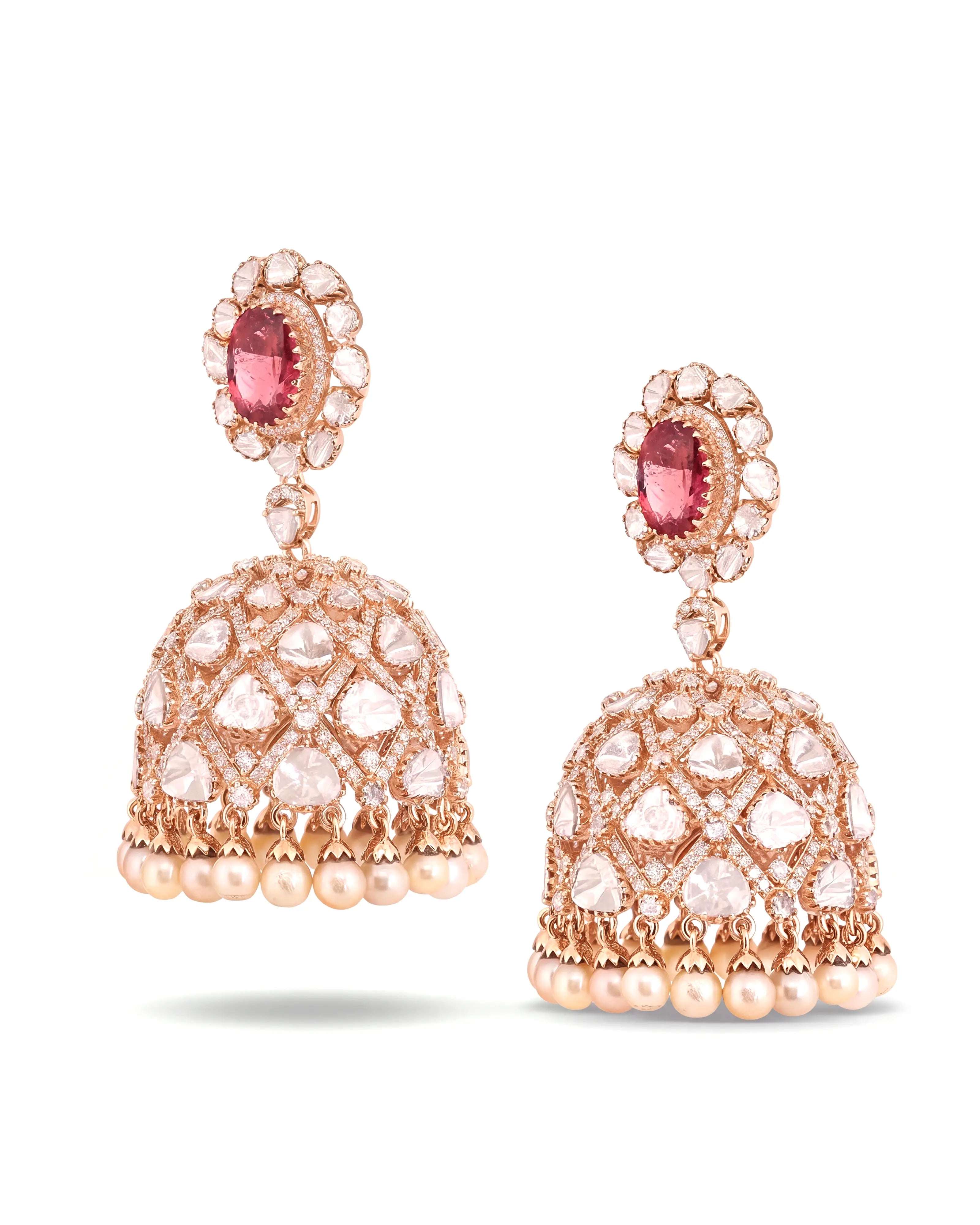 Bombay Raj Jhumkas | AMARIS JEWELS | Fine Jewelry