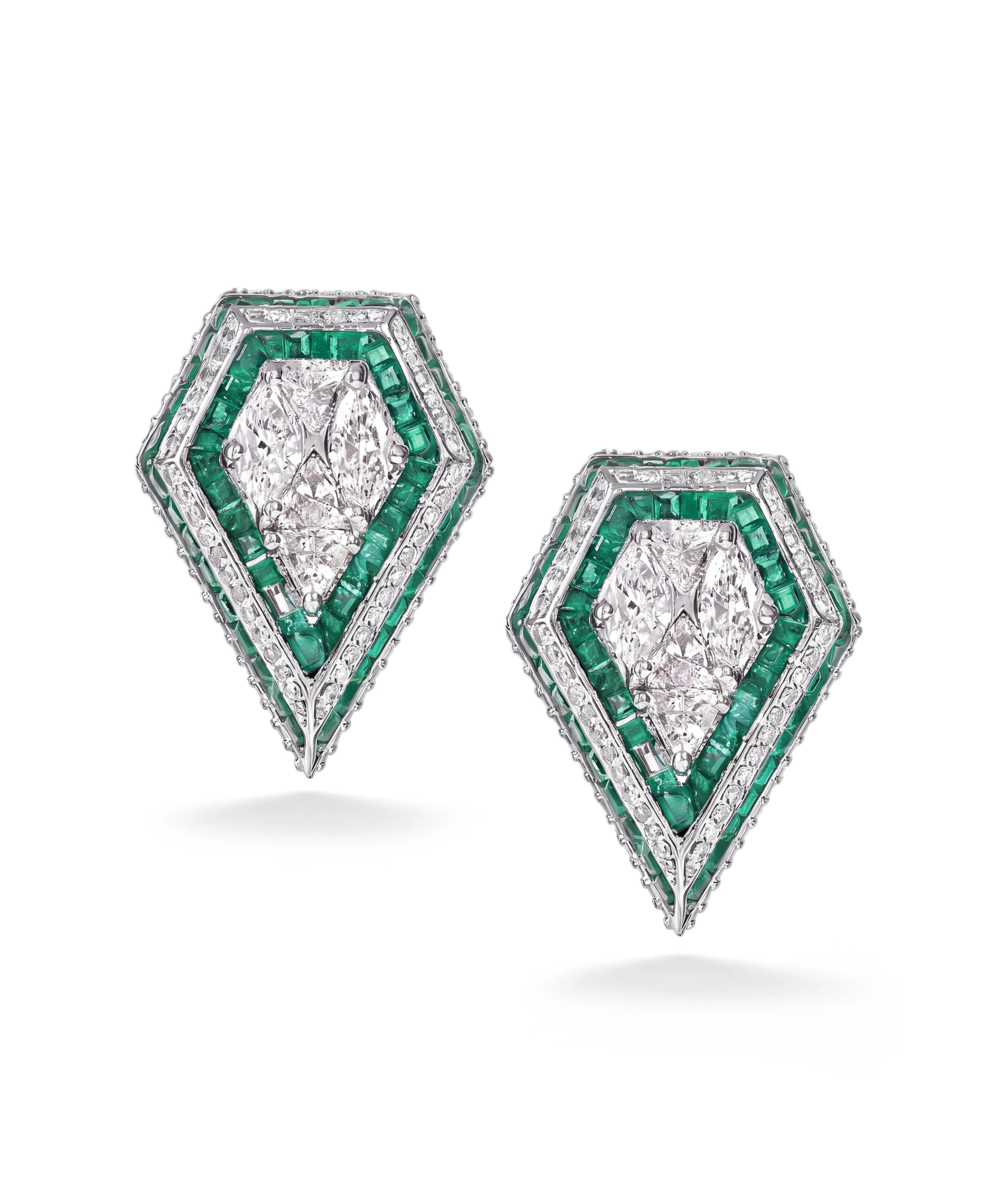 Boss Lady Earrings (Emeralds) | AMARIS JEWELS | Fine Jewelry