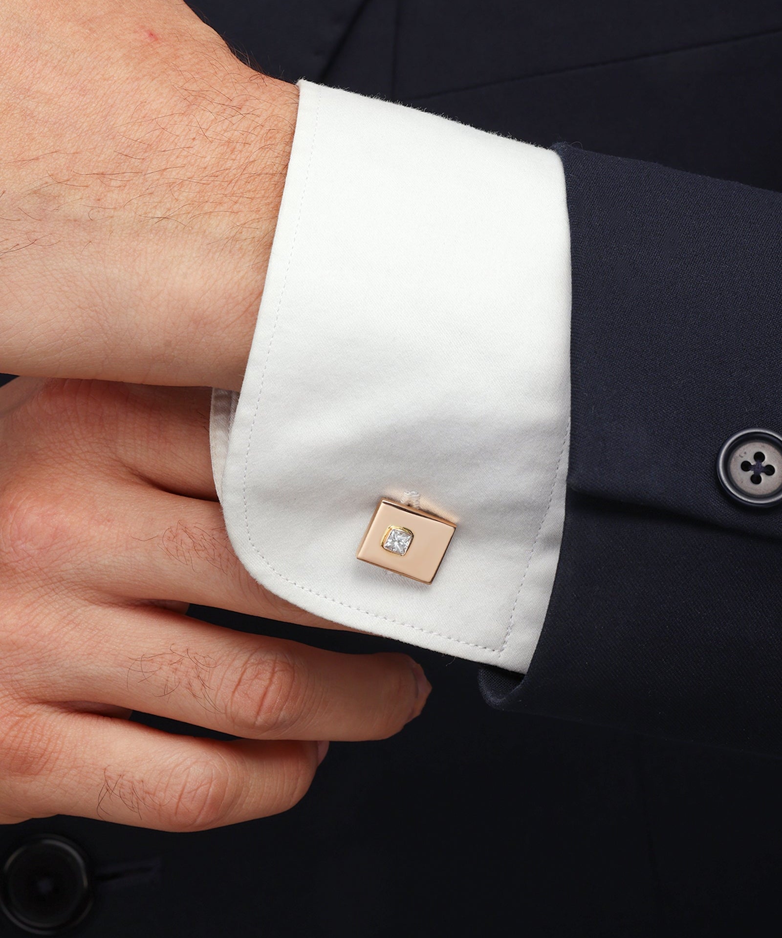 Bossline Cufflinks | AMARIS JEWELS | Fine Jewelry 