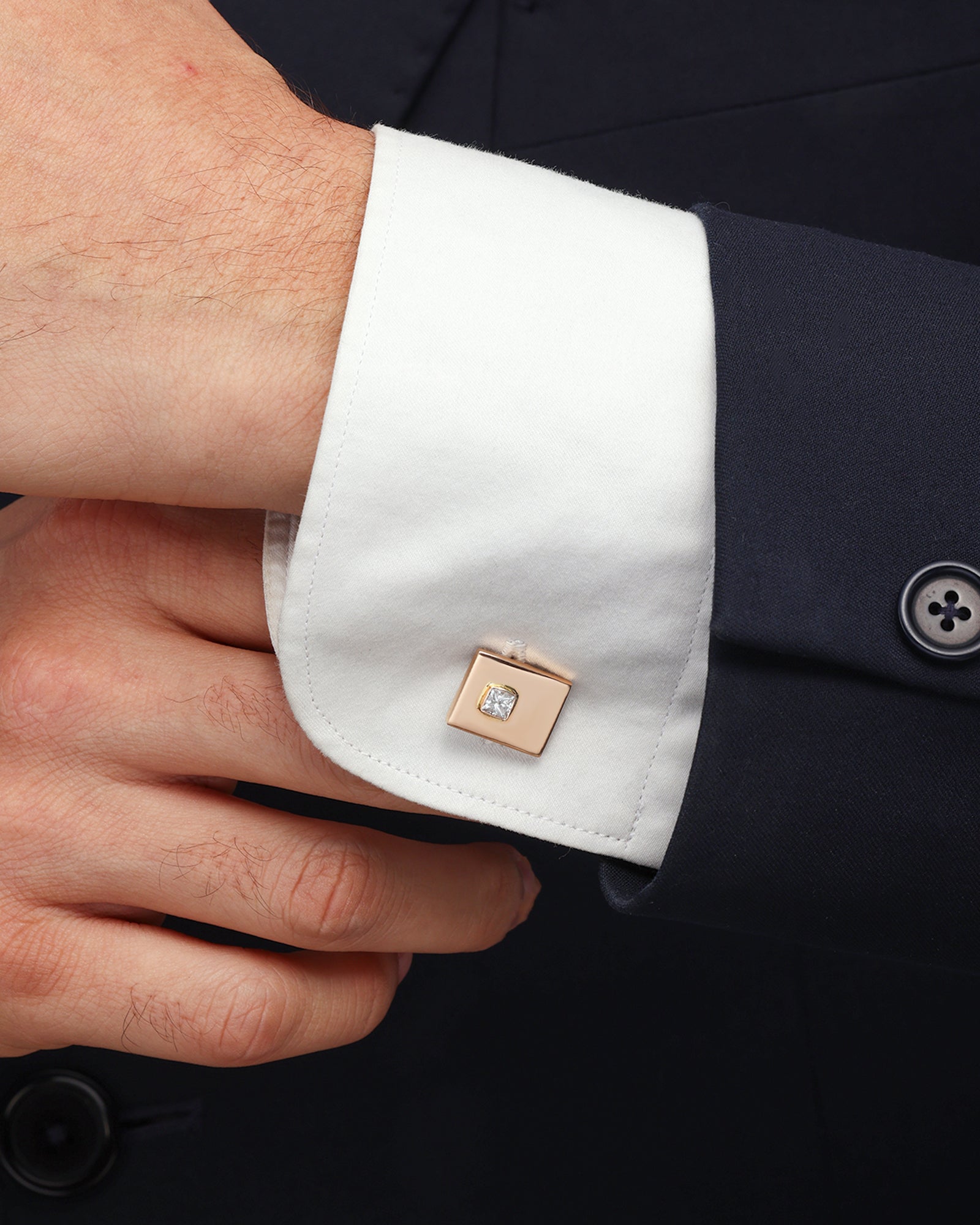 Bossline Cufflinks | AMARIS JEWELS | Fine Jewelry 