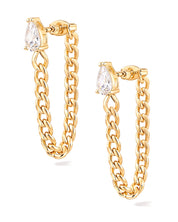Bougie Chain Loop Earrings | AMARIS JEWELS | Fine Jewelry