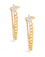Bougie Chain Loop Earrings | AMARIS JEWELS | Fine Jewelry