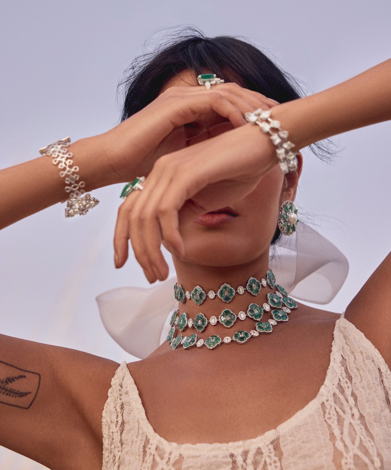 Calliope Duet Necklace | AMARIS JEWELS | Fine Jewelry 