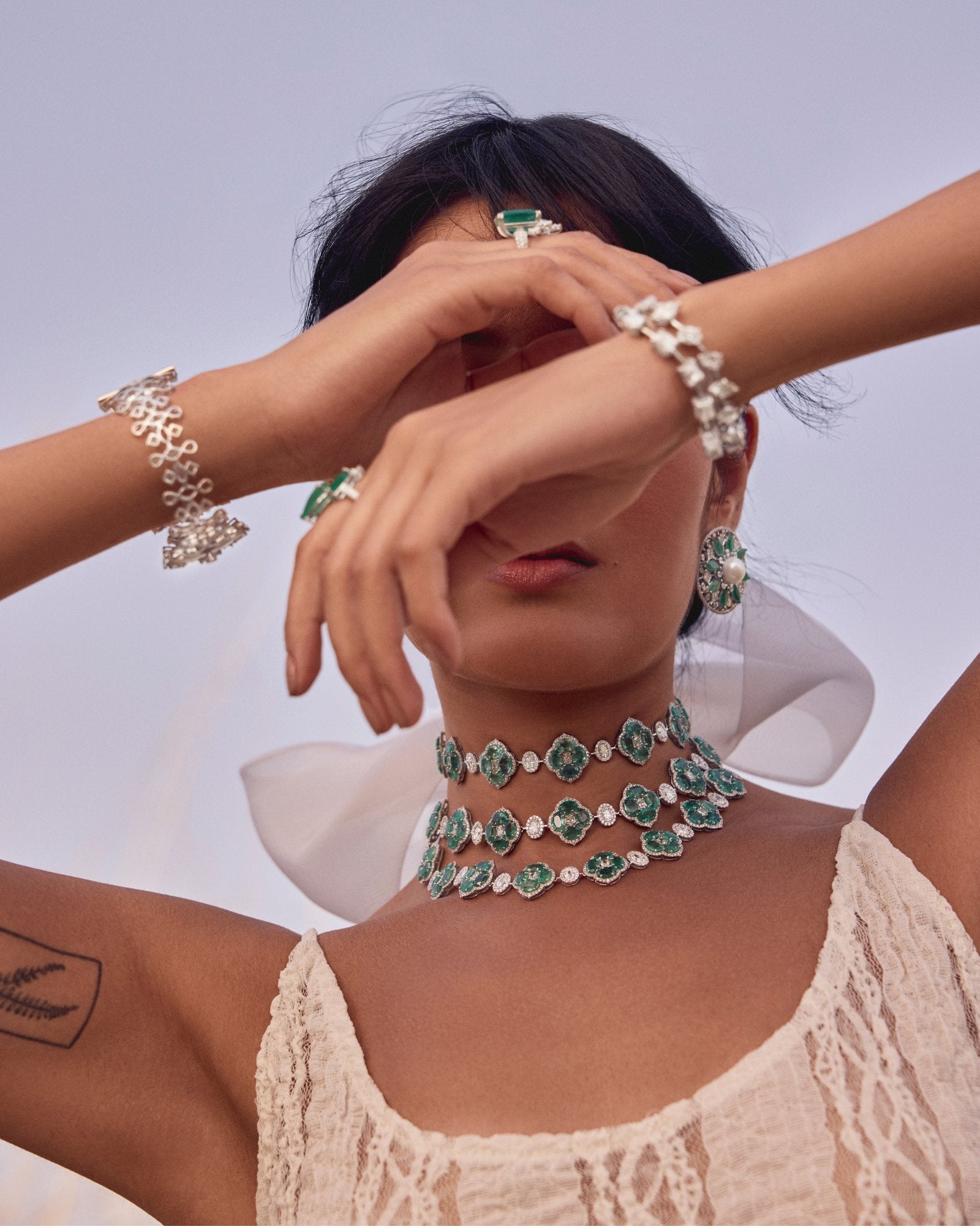 Calliope Duet Necklace | AMARIS JEWELS | Fine Jewelry 