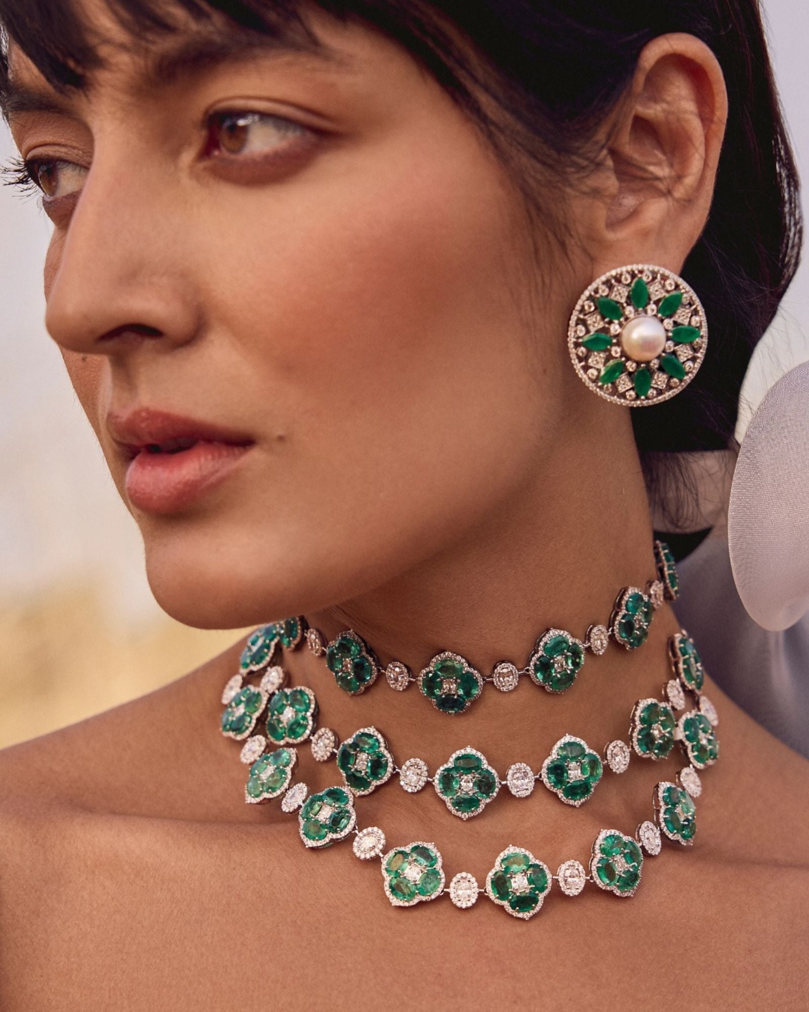 Calliope Duet Necklace | AMARIS JEWELS | Fine Jewelry 