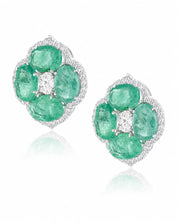 Calliope Mini Emerald Studs | AMARIS JEWELS | Fine Jewelry 