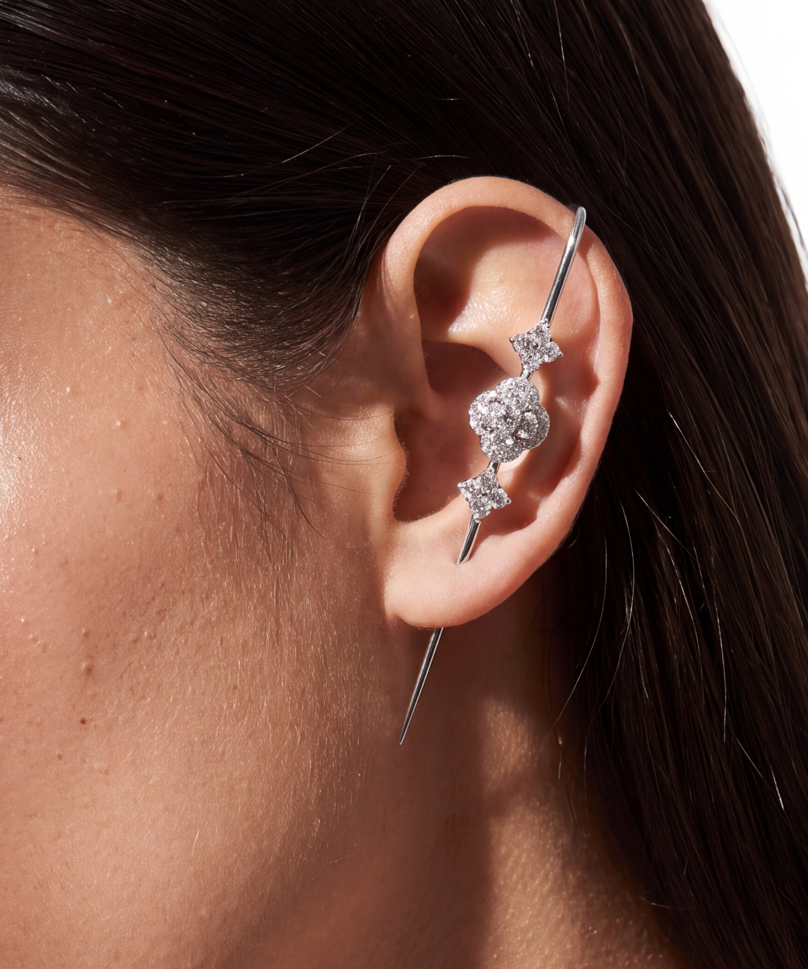 Calliope Sparkle Ear Bars | AMARIS JEWELS | Fine Jewelry