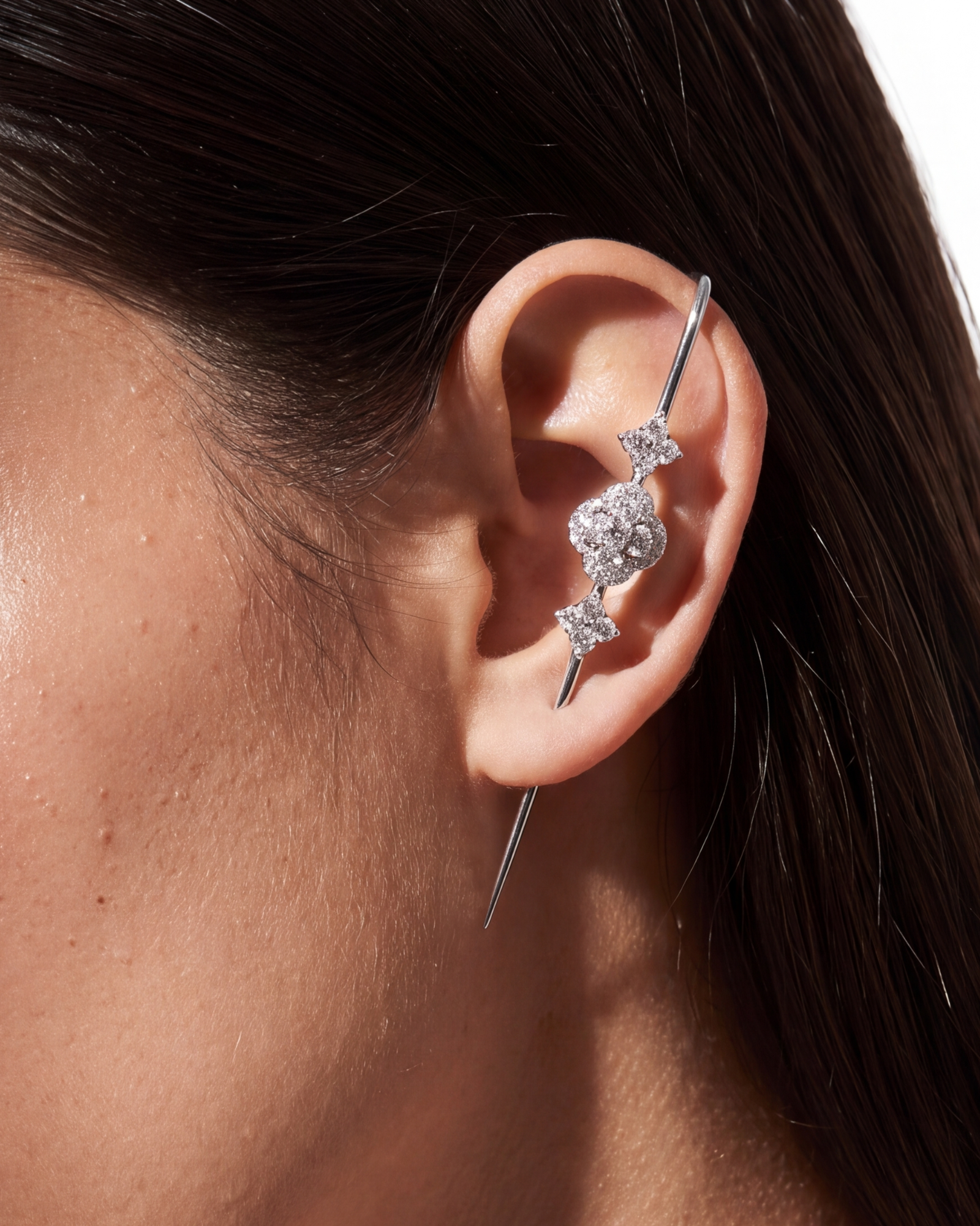 Calliope Sparkle Ear Bars | AMARIS JEWELS | Fine Jewelry