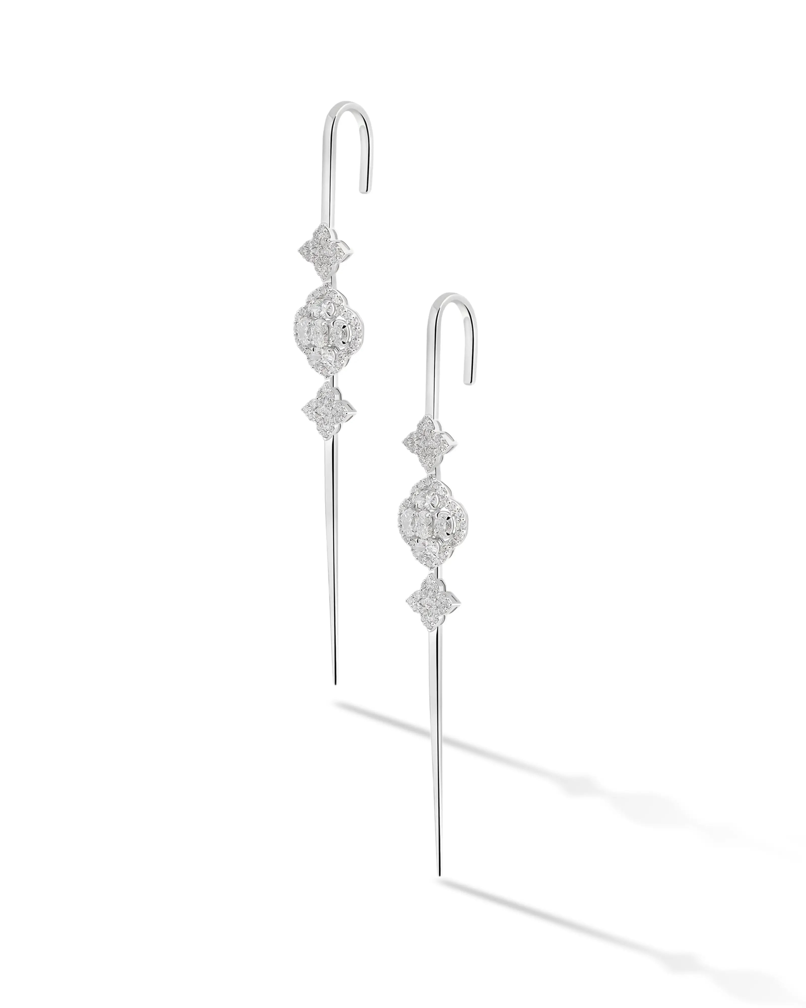 Calliope Sparkle Ear Bars | AMARIS JEWELS | Fine Jewelry