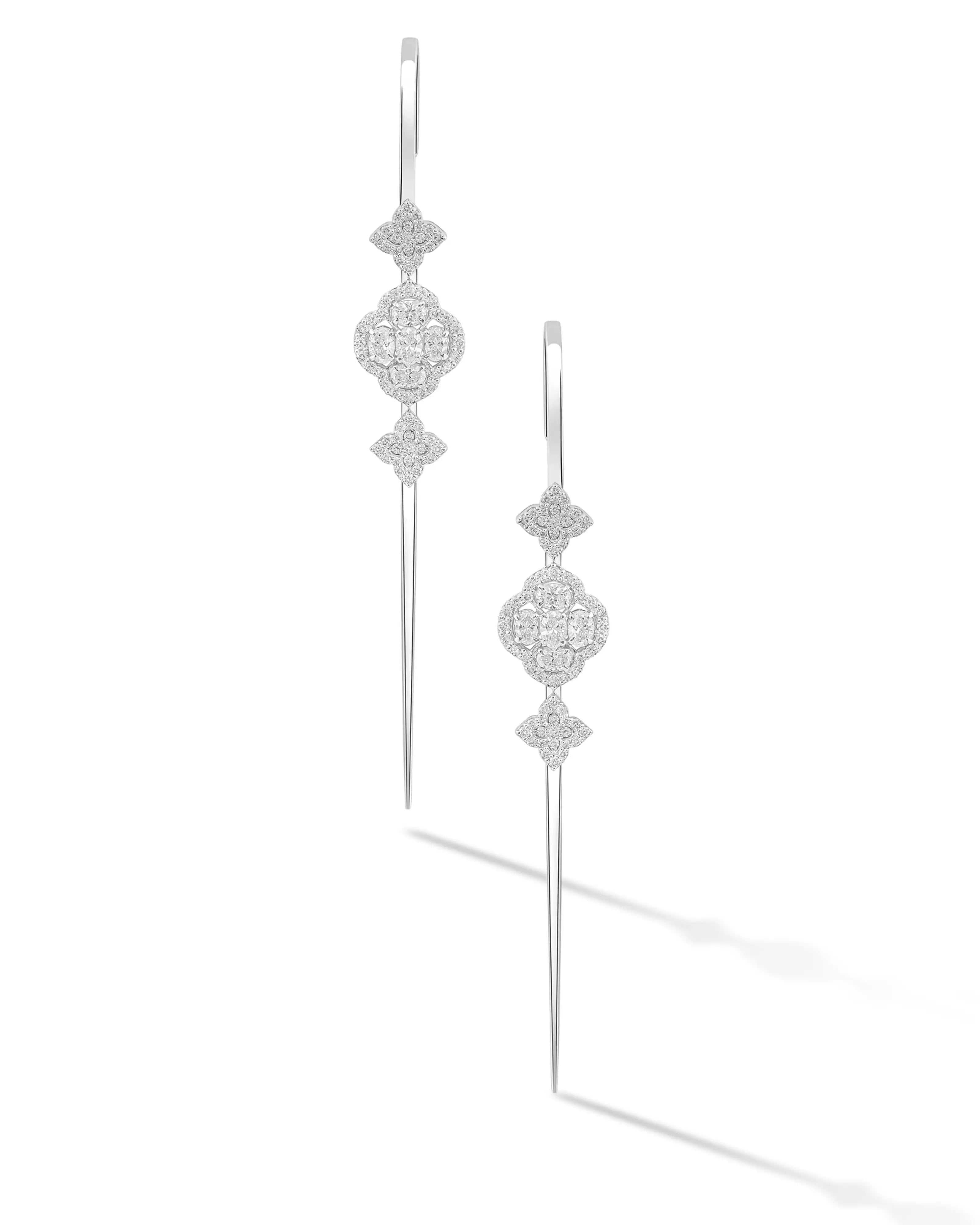 Calliope Sparkle Ear Bars | AMARIS JEWELS | Fine Jewelry