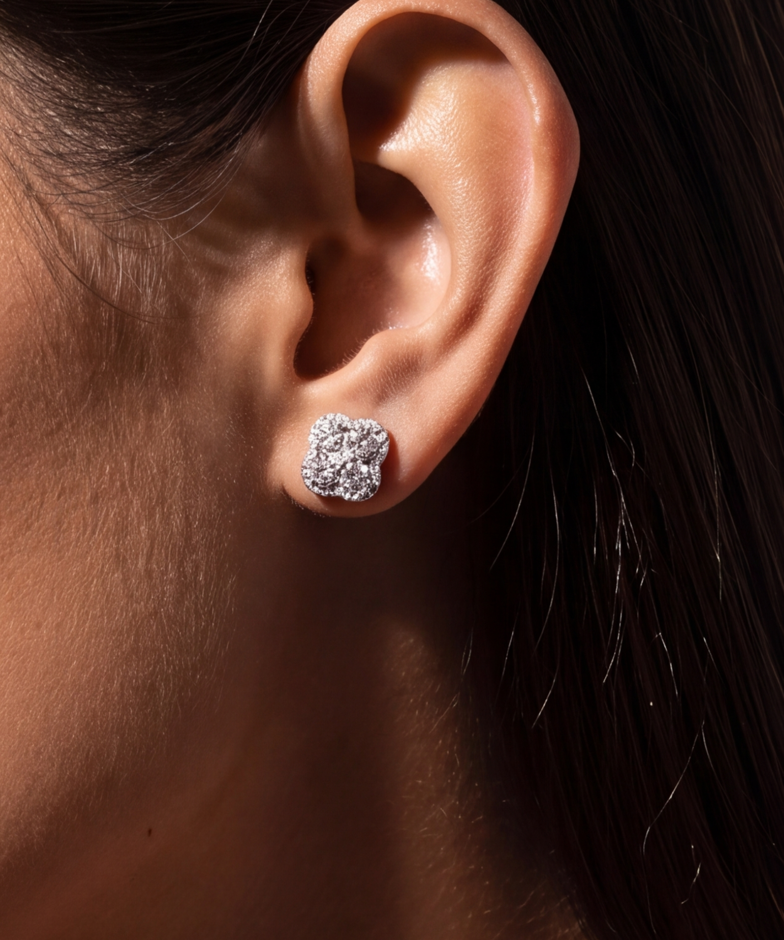 Calliope Sparkle studs | AMARIS JEWELS | Fine Jewelry