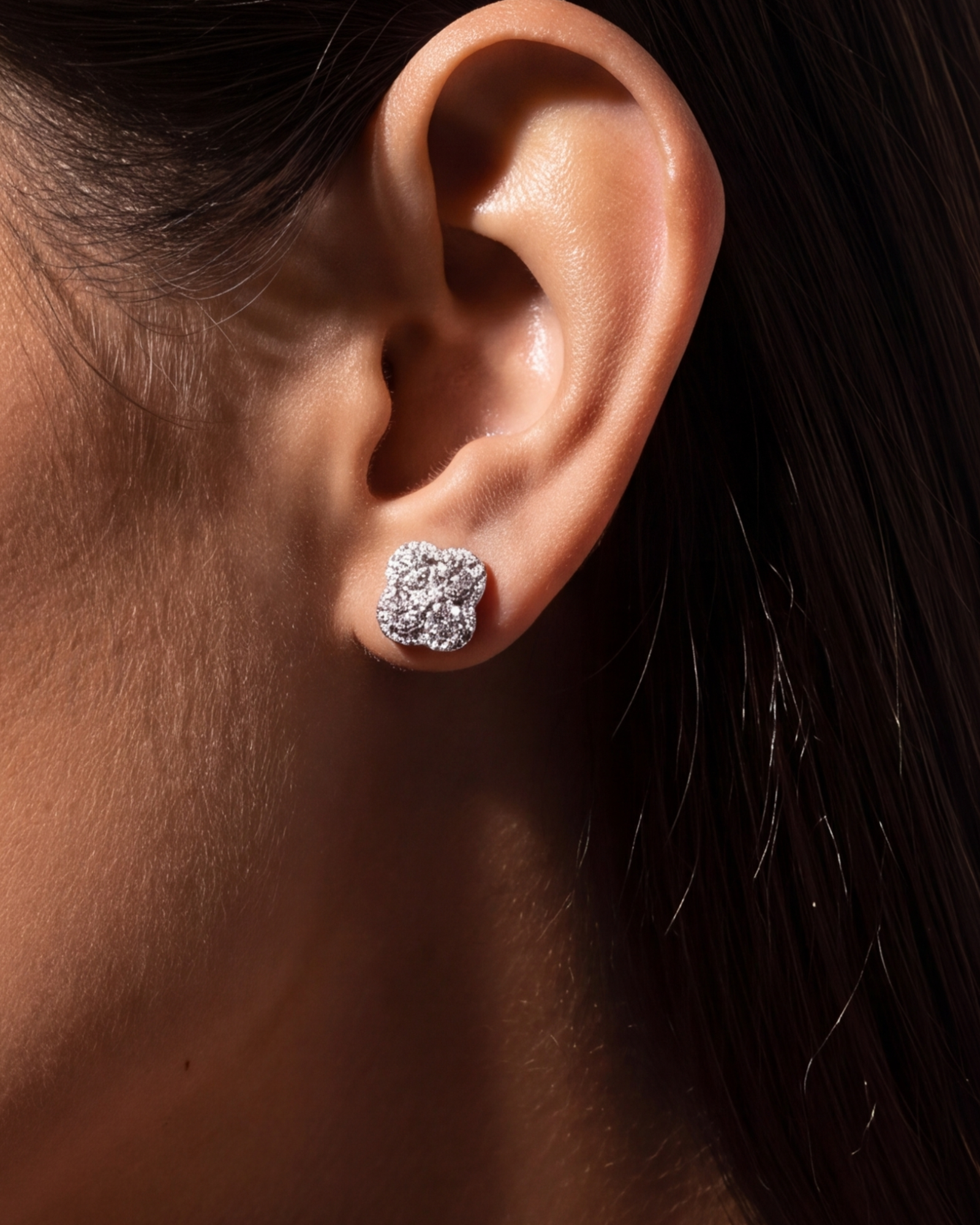 Calliope Sparkle studs | AMARIS JEWELS | Fine Jewelry
