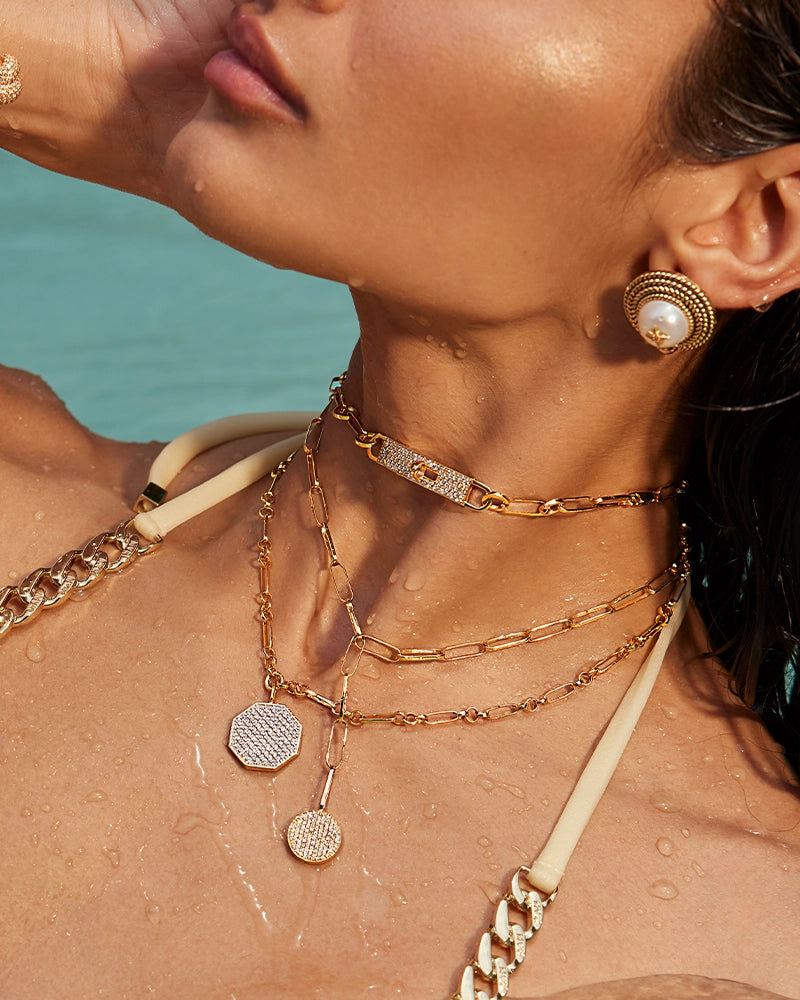 Cascade Gold Necklace | AMARIS JEWELS | Fine Jewelry 