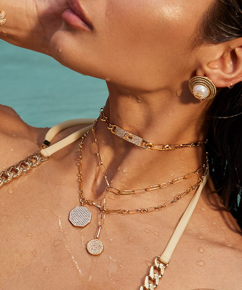 Cascade Gold Necklace | AMARIS JEWELS | Fine Jewelry 