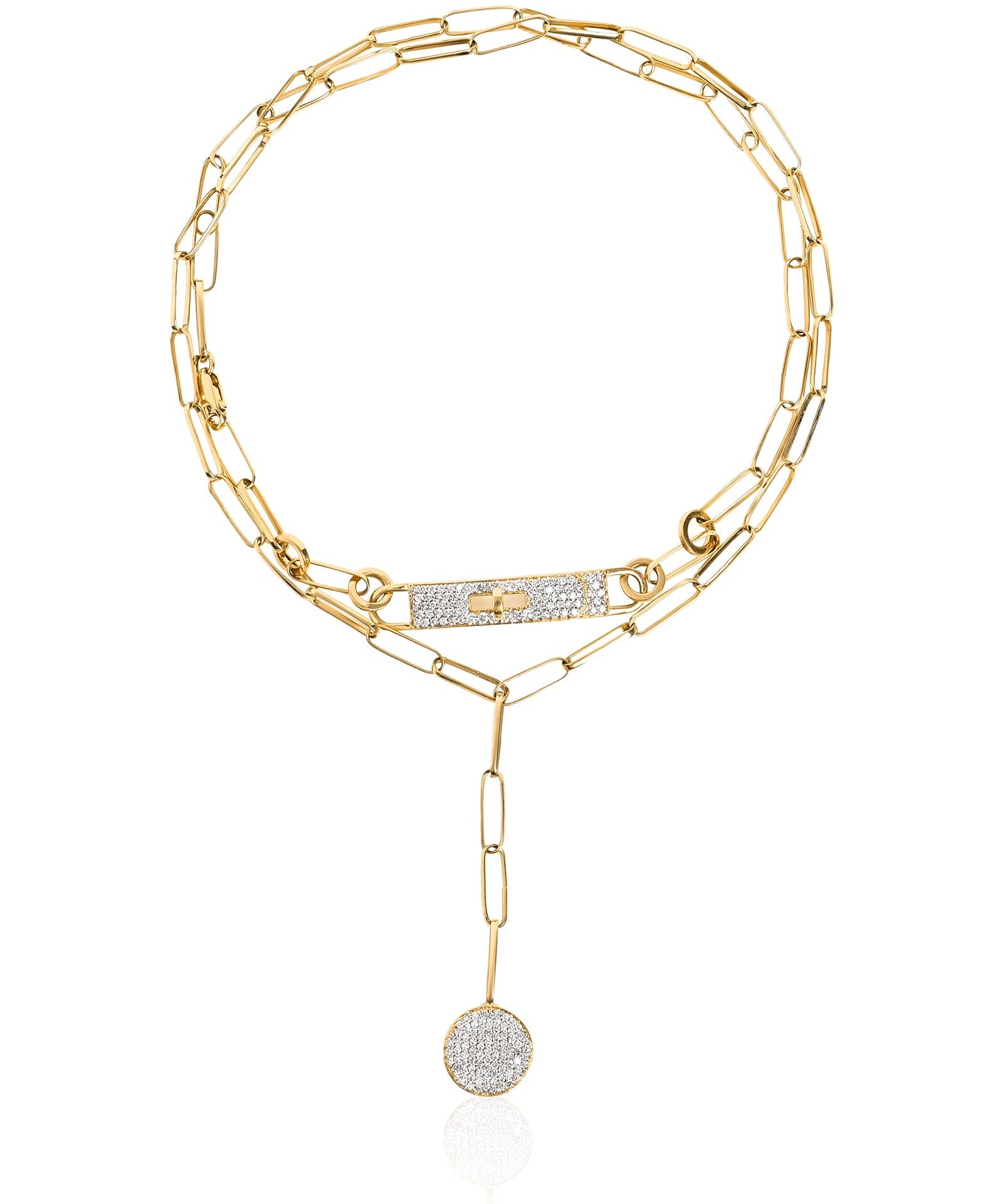 Cascade Gold Necklace | AMARIS JEWELS | Fine Jewelry 