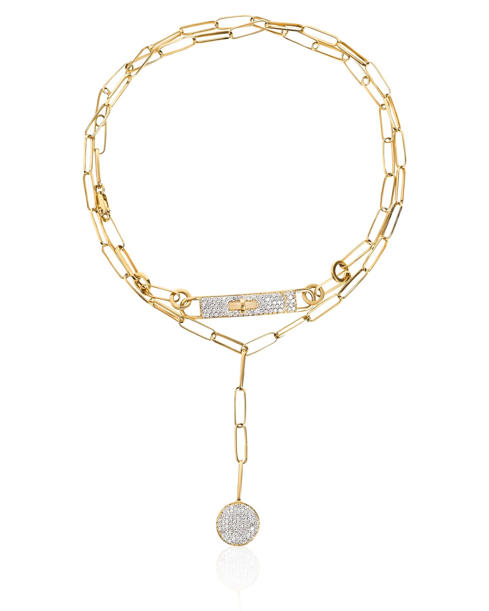 Cascade Gold Necklace | AMARIS JEWELS | Fine Jewelry 