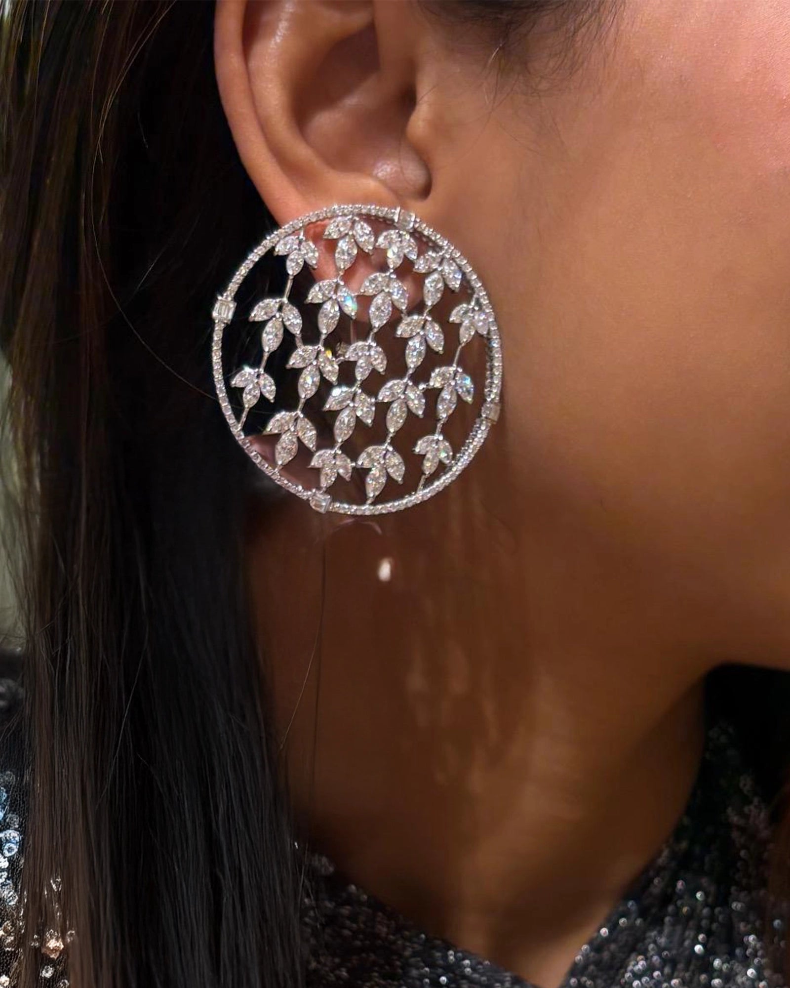 Celestia Loop Earrings | AMARIS JEWELS | Fine Jewelry 